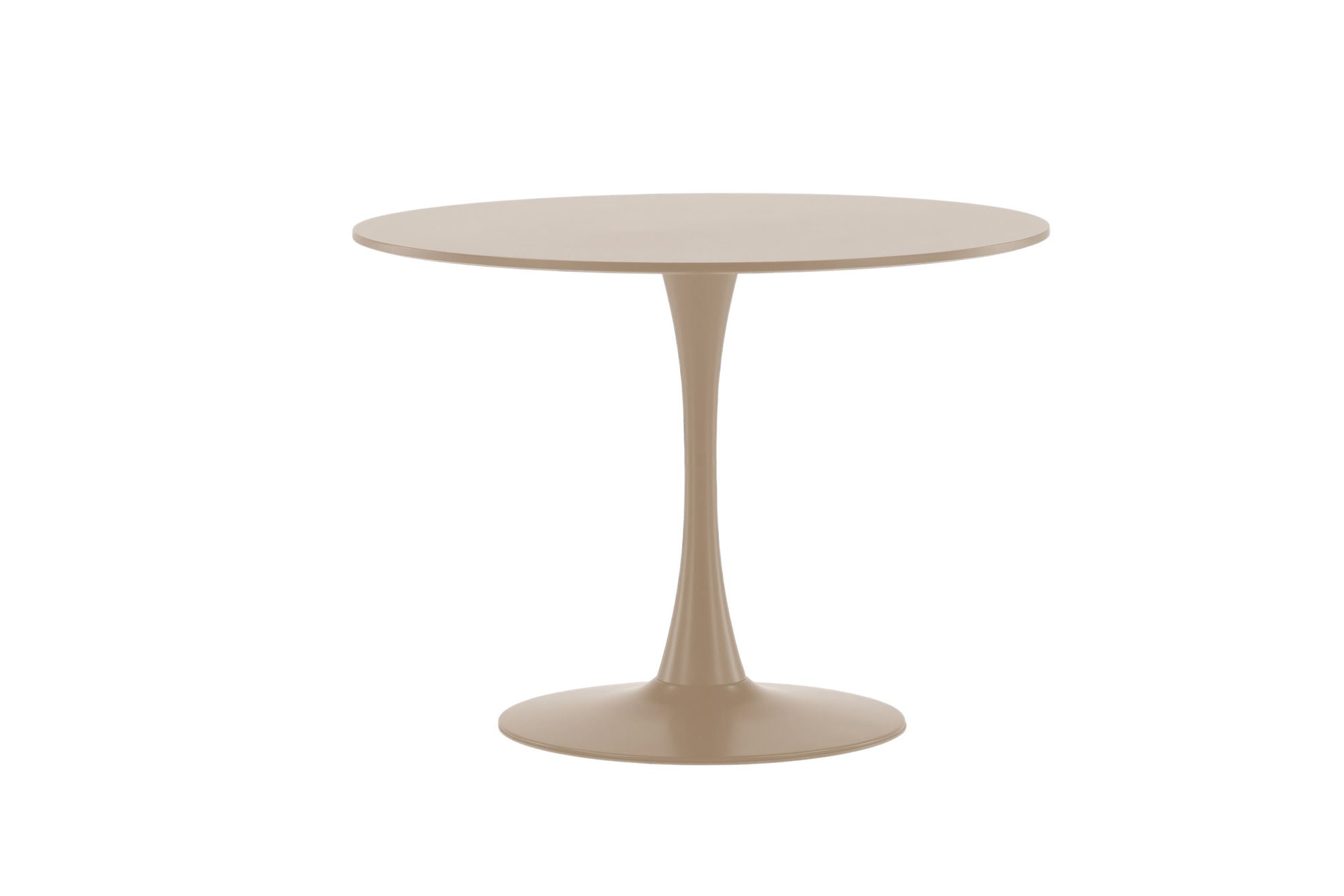Venture Home Glade rund spisebord φ100x75 cm - Steel Frame / MDF Beige Painting