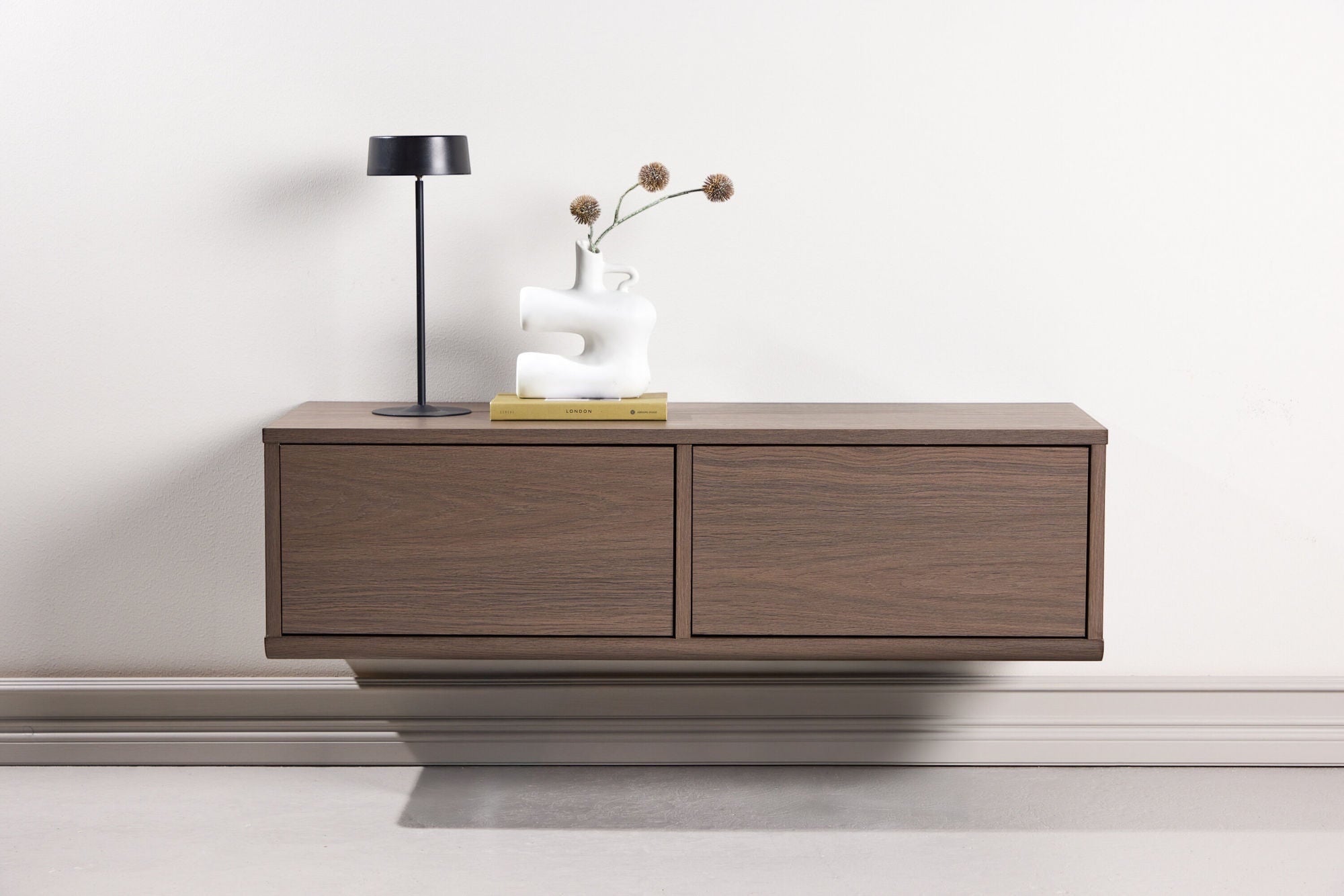 Venture Home Dragh TV Stand 100x35x28 cm - MDF Frame / Mocca 3D Paper