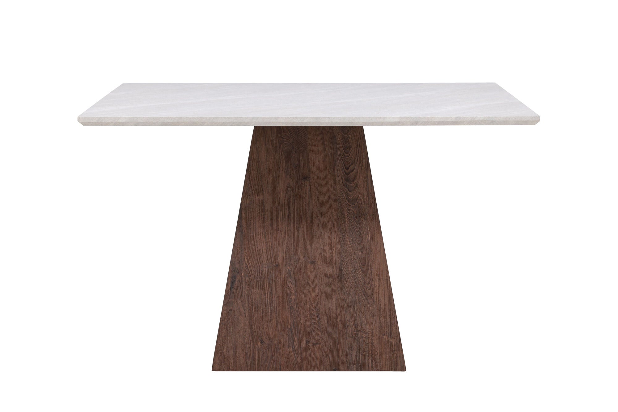 Venture Home Cael Square spisebord 120x120x75 cm - MDF 3D Paper Mocca / Stonelook