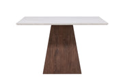 Venture Home Cael Square spisebord 120x120x75 cm - MDF 3D Paper Mocca / Stonelook