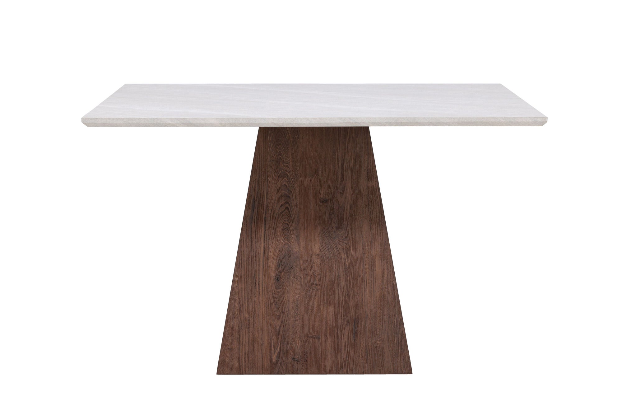Venture Home Cael Square spisebord 120x120x75 cm - MDF 3D Paper Mocca / Stonelook