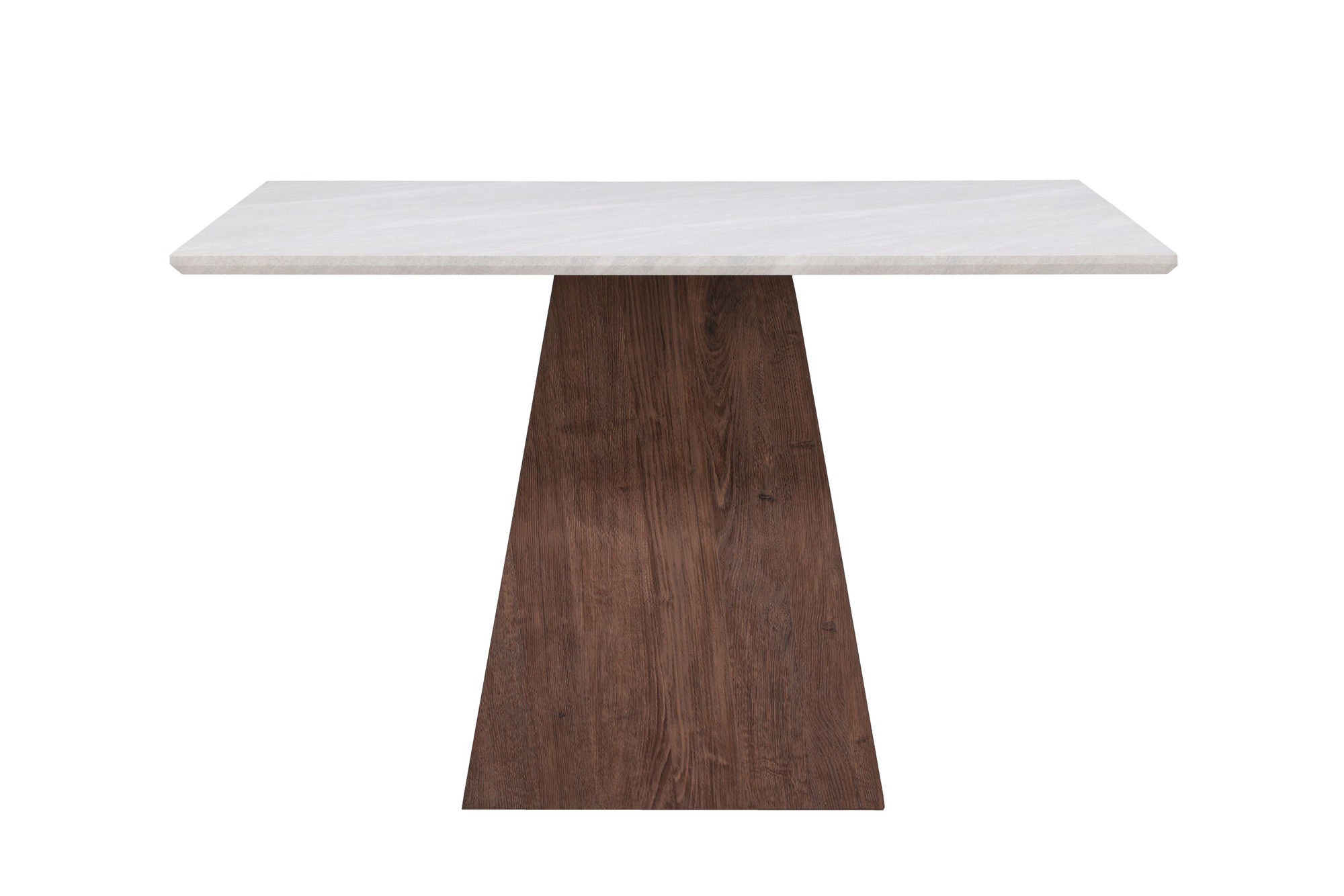 Venture Home Cael Square spisebord 120x120x75 cm - MDF 3D Paper Mocca / Stonelook