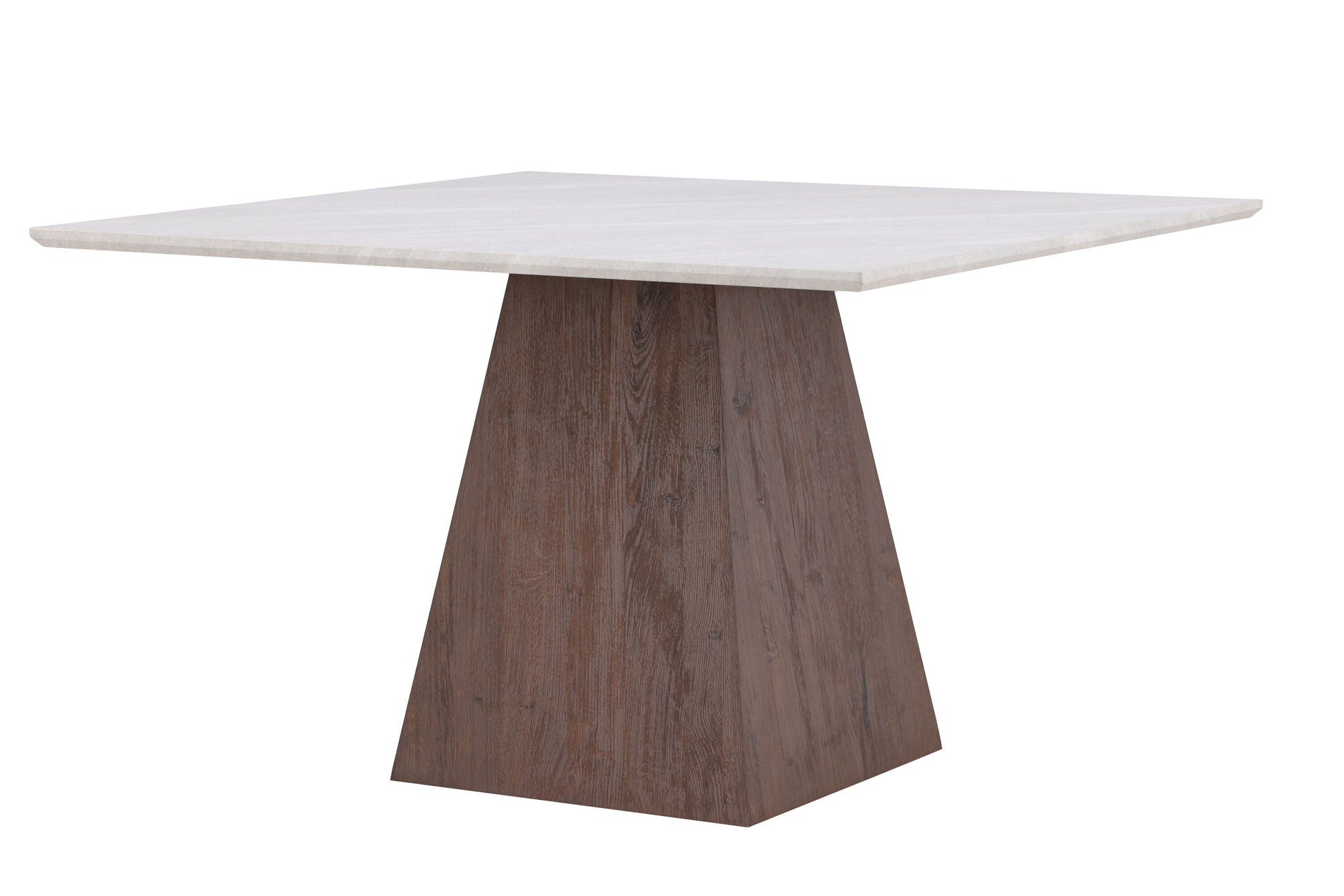 Venture Home Cael Square spisebord 120x120x75 cm - MDF 3D Paper Mocca / Stonelook