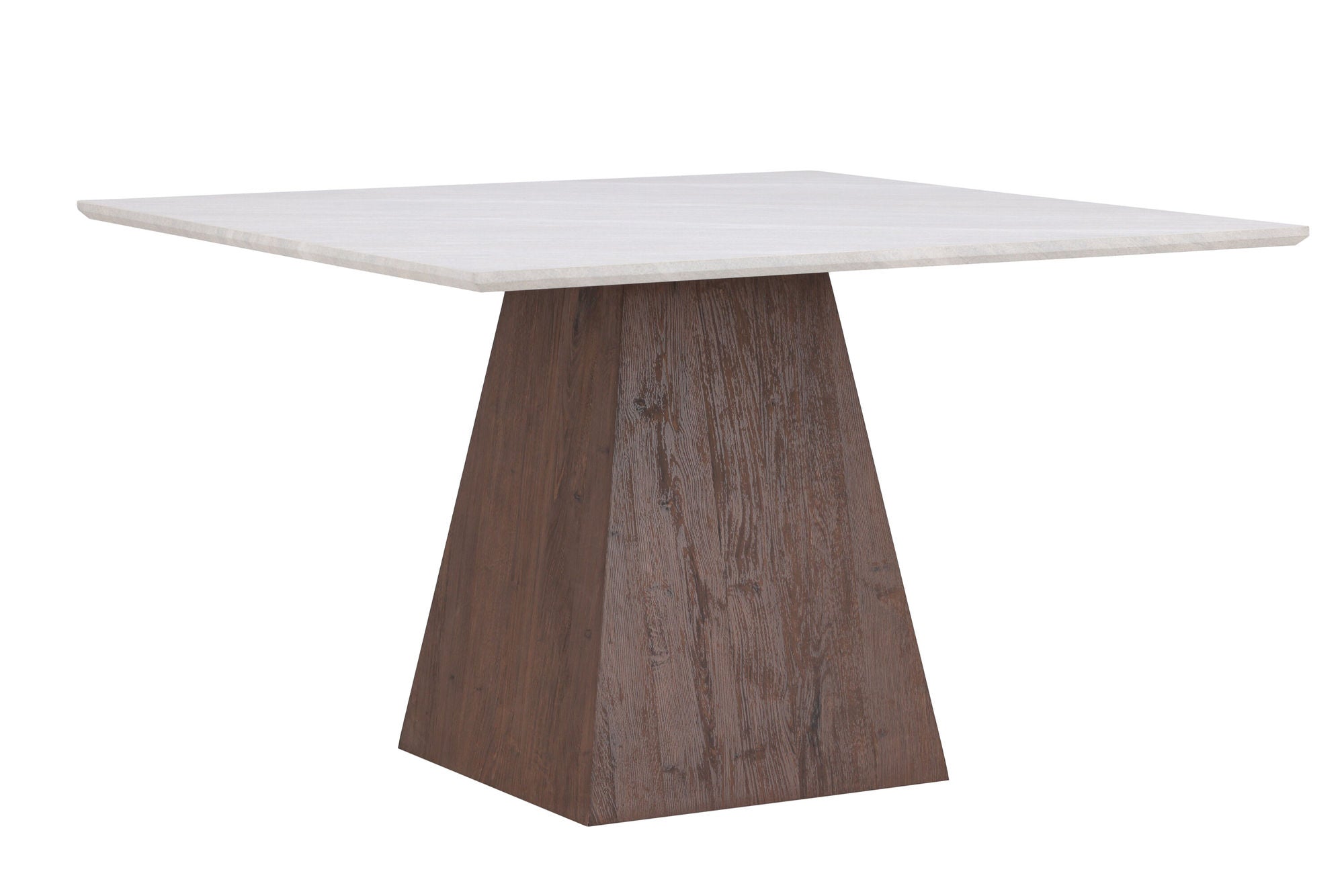 Venture Home Cael Square spisebord 120x120x75 cm - MDF 3D Paper Mocca / Stonelook
