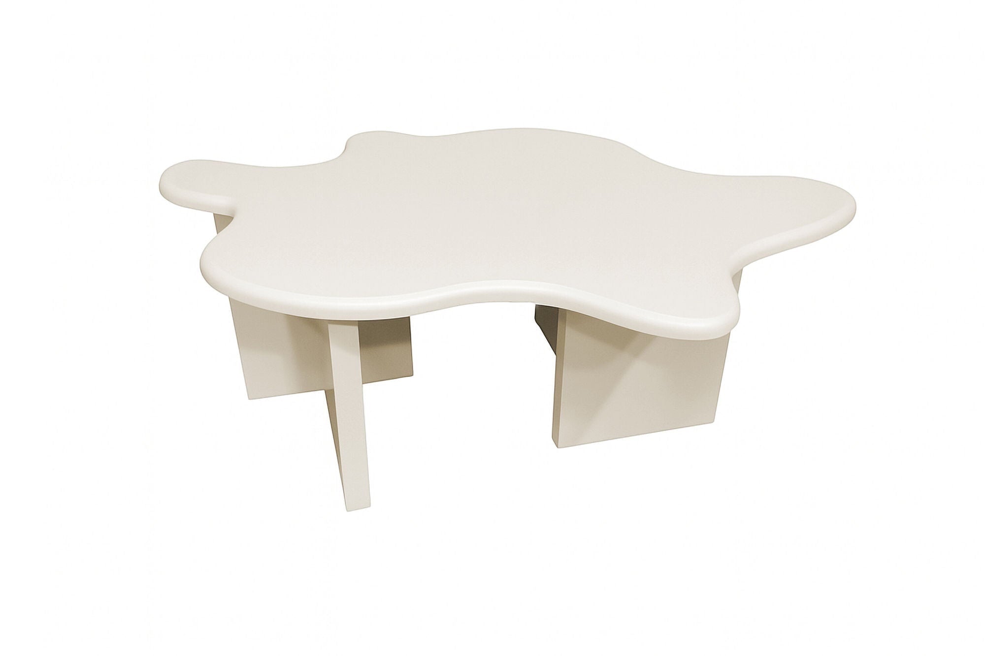 Vind Flower Sofa bord 115x76x40 cm - MDF Beige Painting FSC 100%