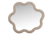 Venture Home Kungsbacka spejl 70x70 cm - MDF with Beige Boucle / Clear Glass