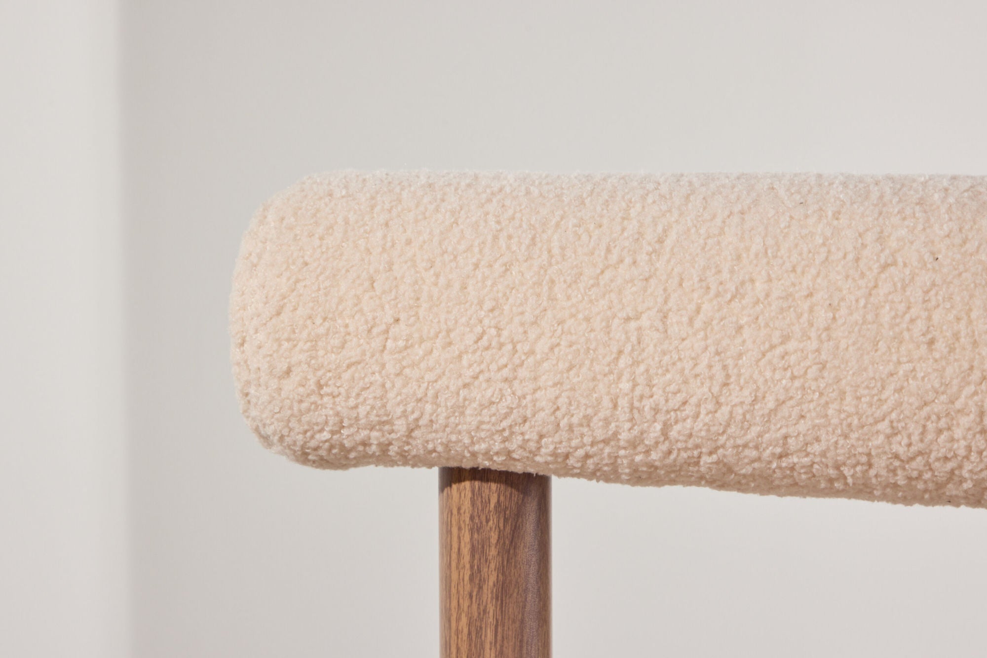 Venture Home Tillo Spisebordsstol 2-Pack - Steel with Woodlook 3D Paper / White Boucle