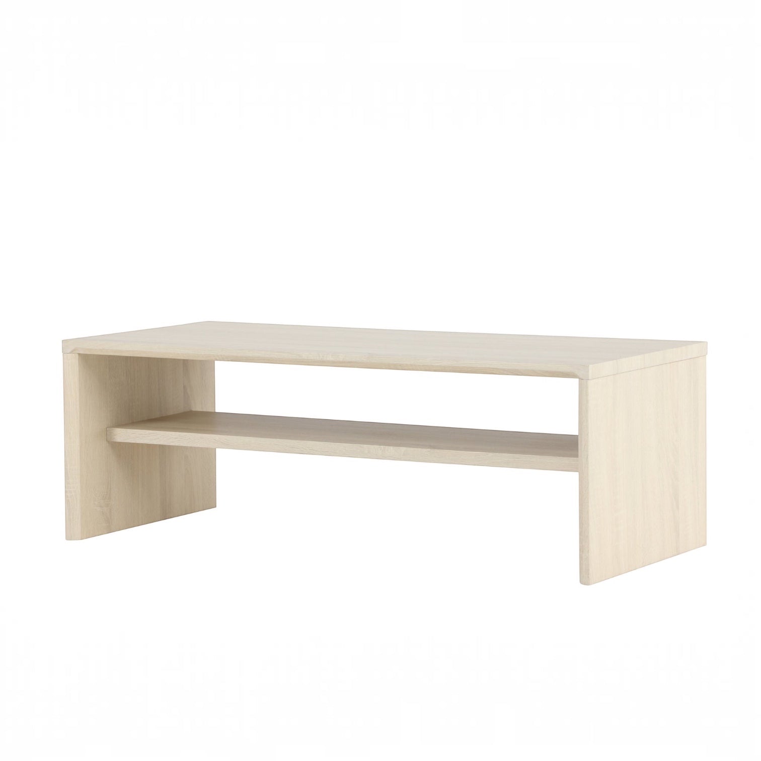 Venture Home Telemarket Sofa bord 110x50x38 cm - MDF with Whitewash 3D-paper