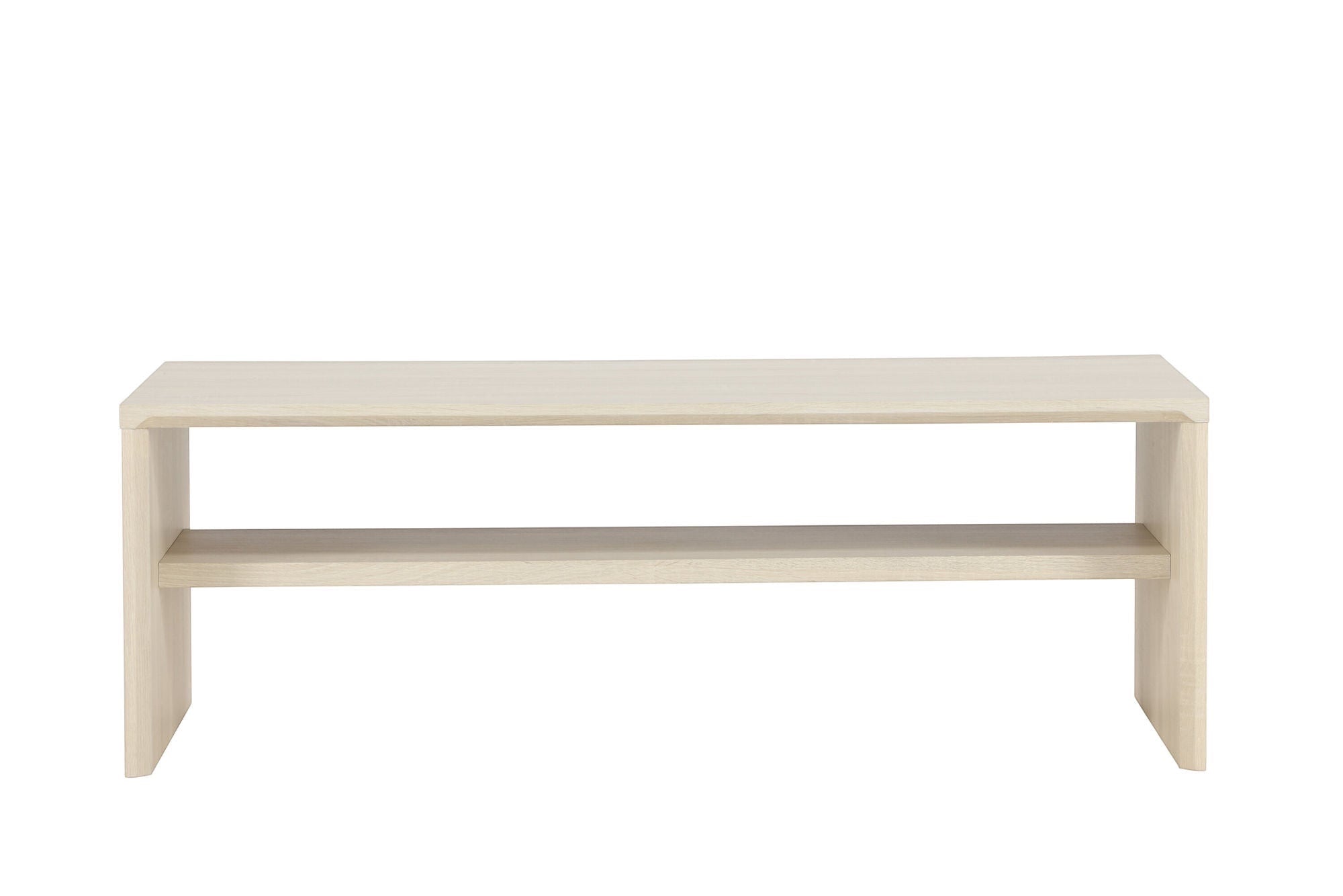 Venture Home Telemarket Sofa bord 110x50x38 cm - MDF with Whitewash 3D-paper