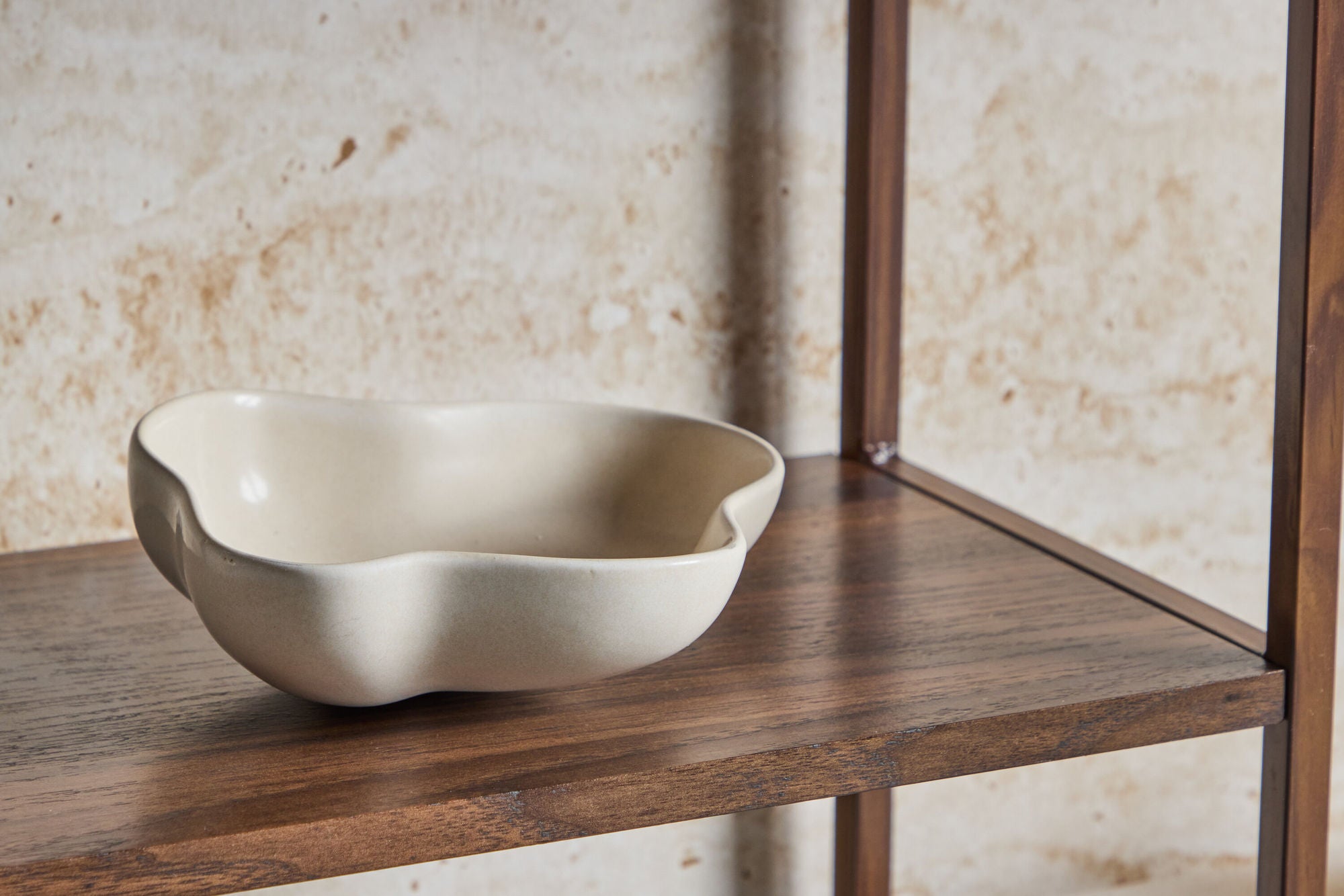Venture Home Staal reol 80x26x81 cm - Steel Frame Walnut / MDF with Walnut 3D Paper