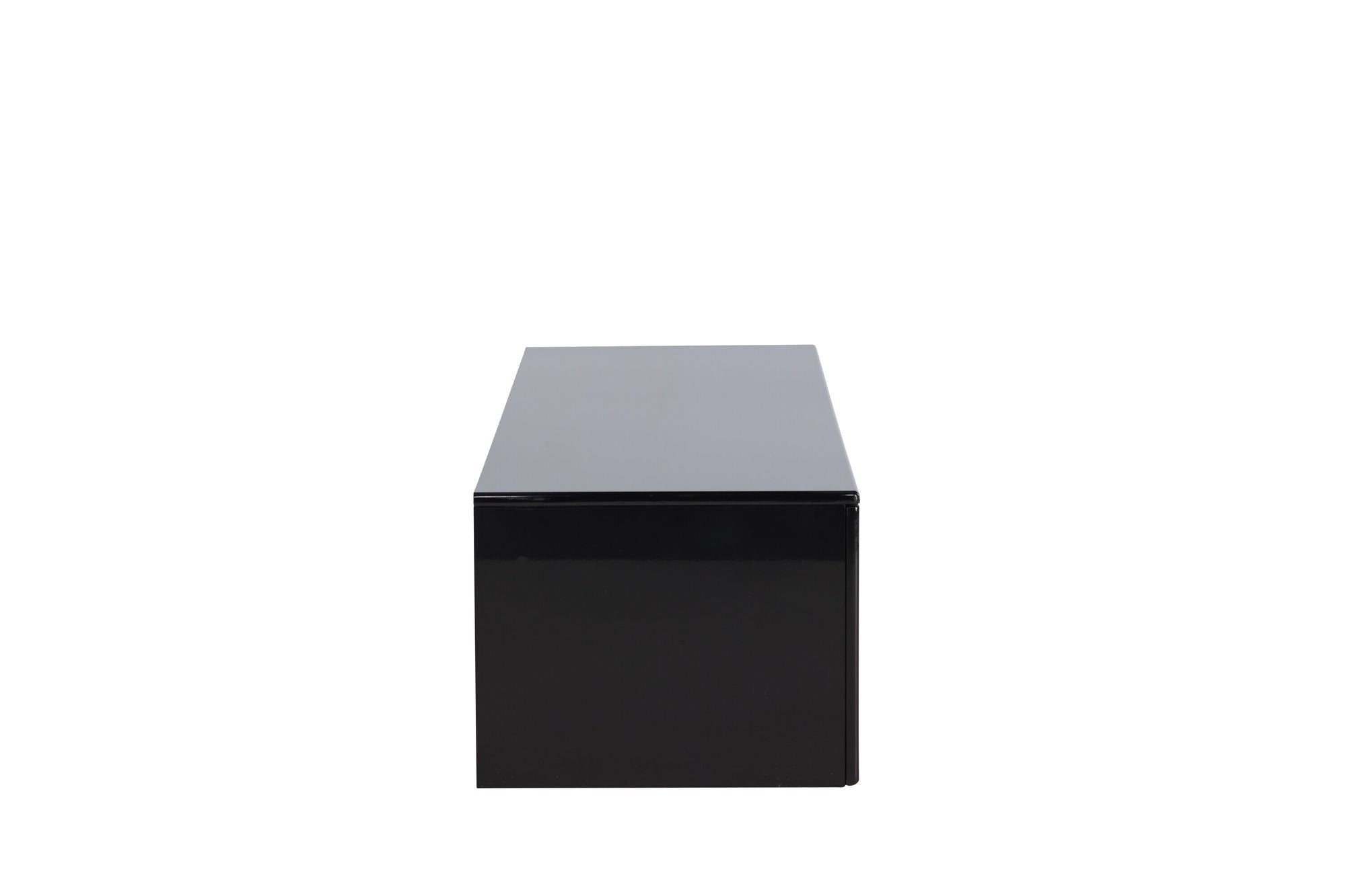 Venture Home Fristad TV Stand 160x45x35 cm - MDF with Black Glossy PU Lacquer Painting