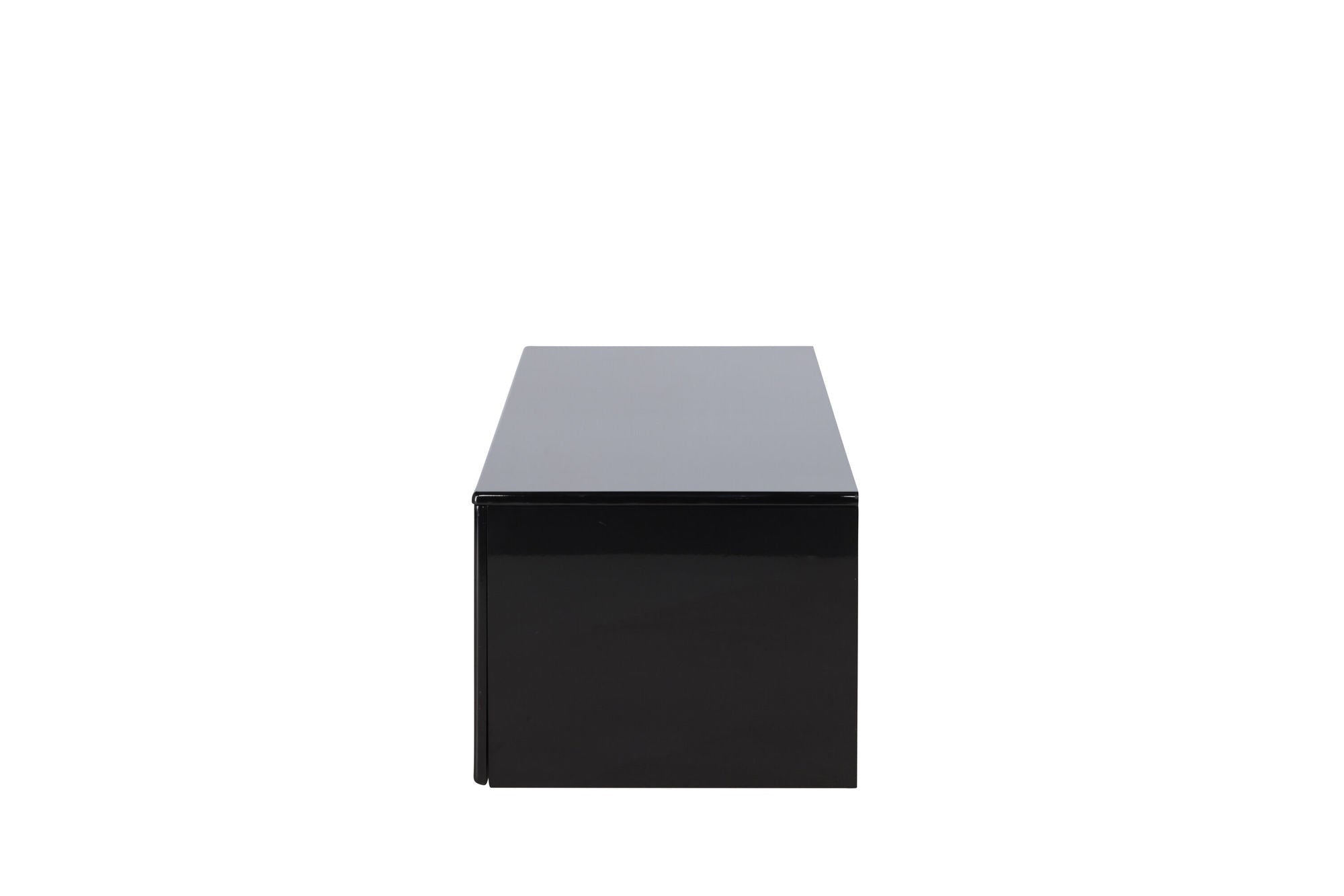 Venture Home Fristad TV Stand 160x45x35 cm - MDF with Black Glossy PU Lacquer Painting