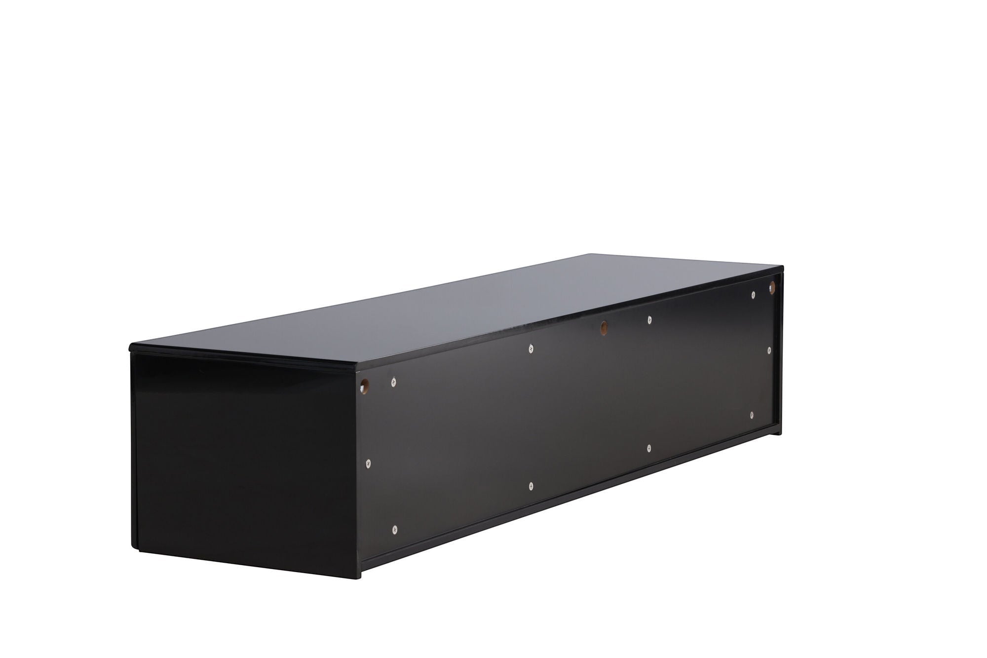 Venture Home Fristad TV Stand 160x45x35 cm - MDF with Black Glossy PU Lacquer Painting
