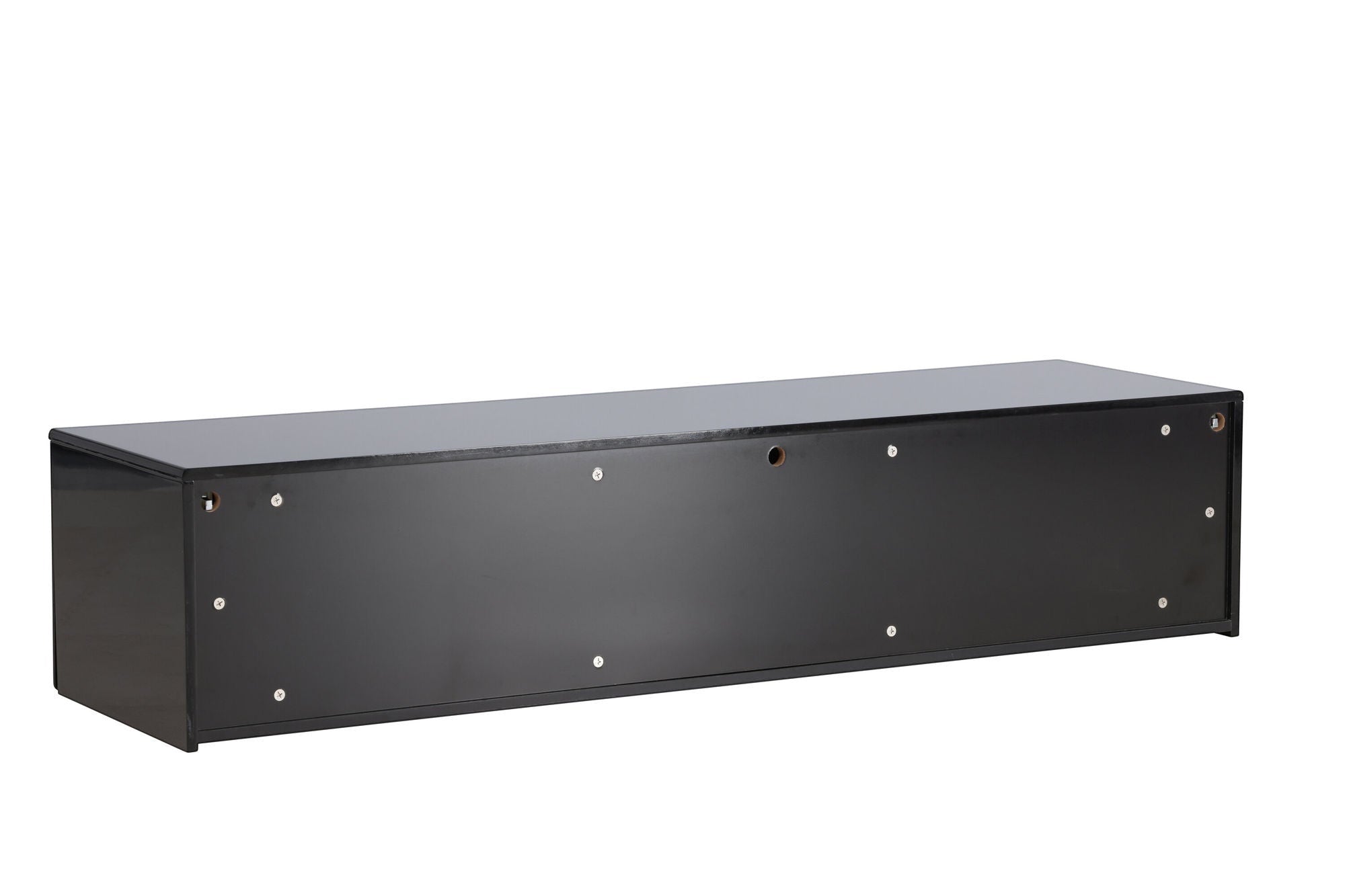Venture Home Fristad TV Stand 160x45x35 cm - MDF with Black Glossy PU Lacquer Painting