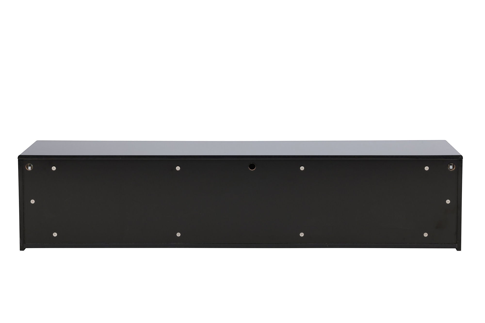 Venture Home Fristad TV Stand 160x45x35 cm - MDF with Black Glossy PU Lacquer Painting