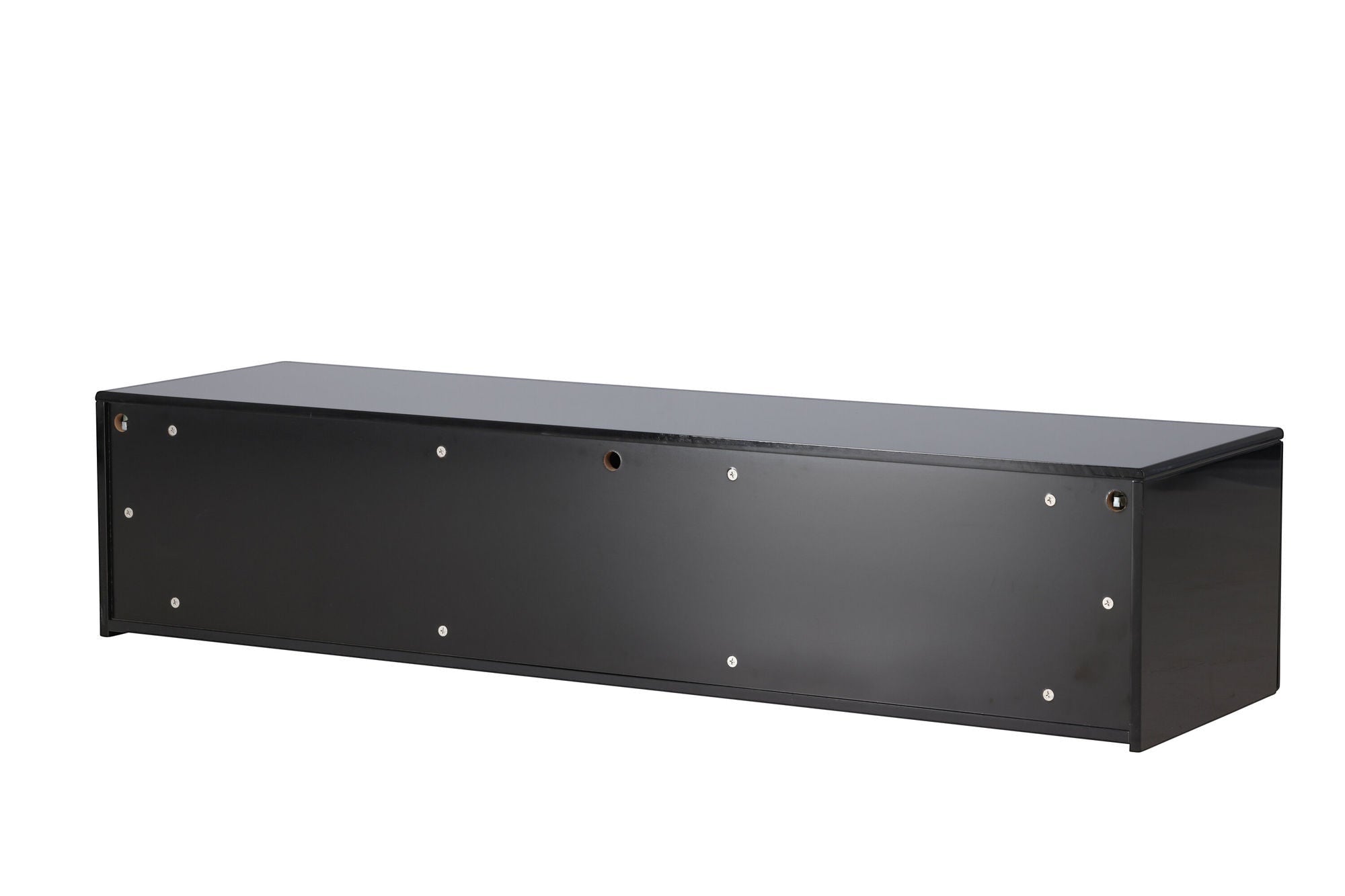 Venture Home Fristad TV Stand 160x45x35 cm - MDF with Black Glossy PU Lacquer Painting