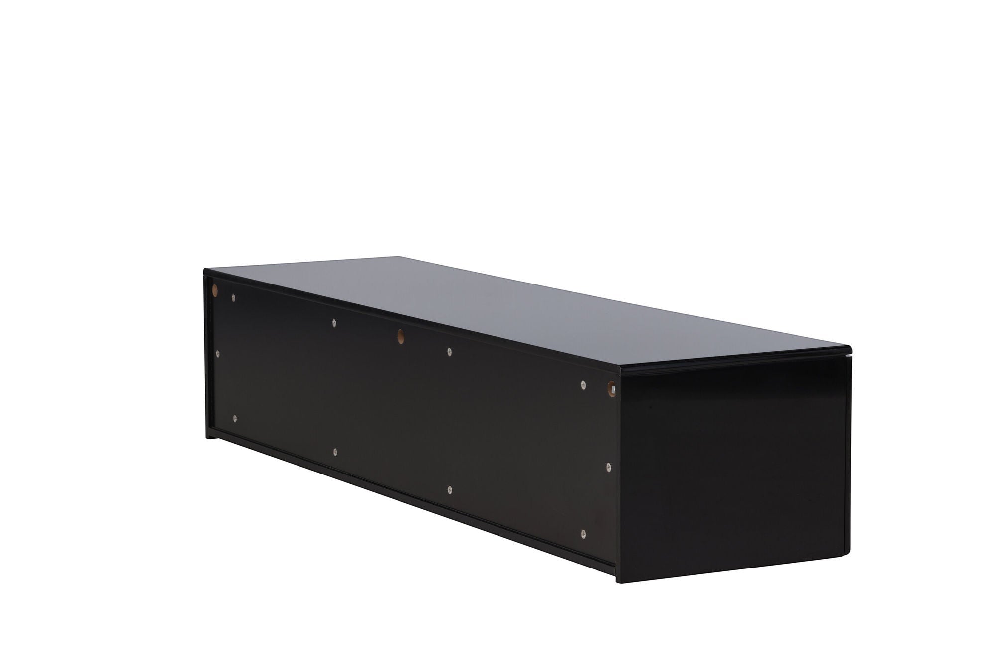 Venture Home Fristad TV Stand 160x45x35 cm - MDF with Black Glossy PU Lacquer Painting