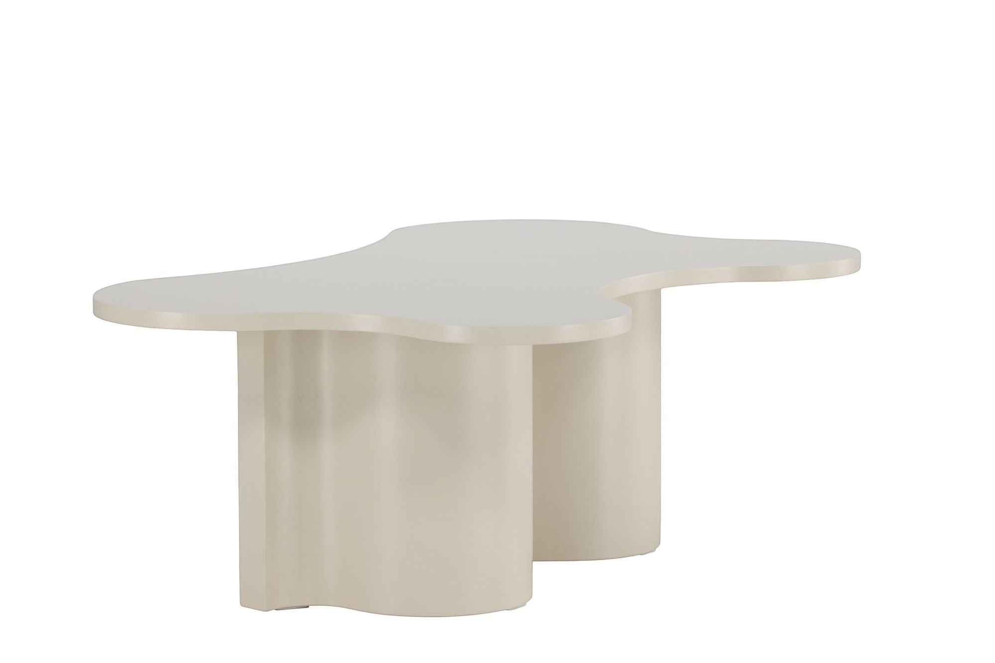 Venture Home Flow Sofa bord 120x80x45 cm - MDF with Beige PU Lacquer Painting