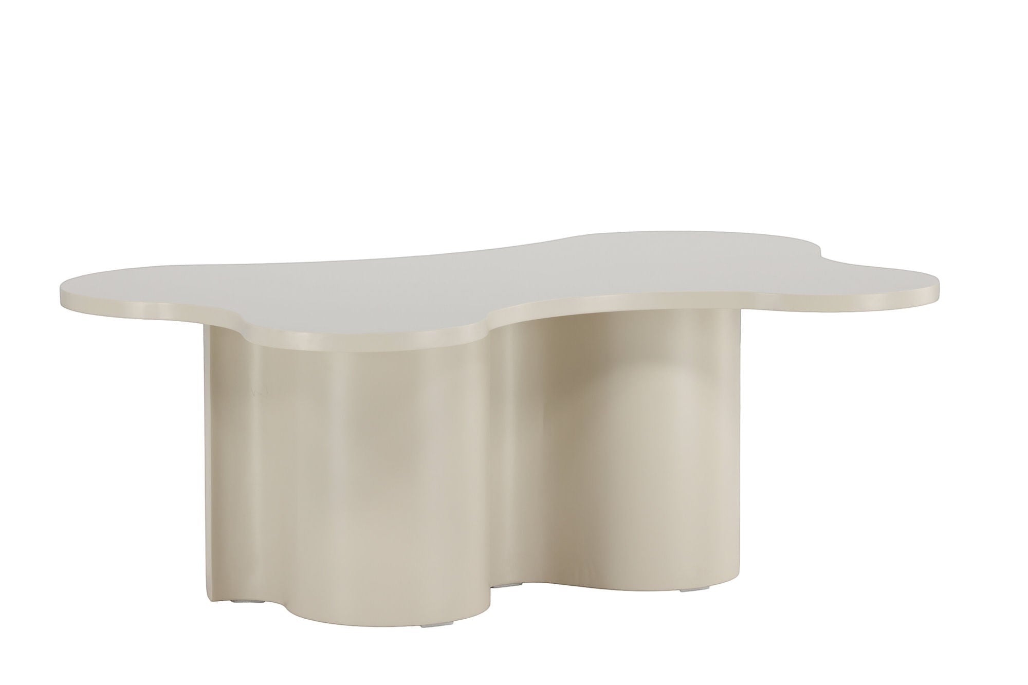 Venture Home Flow Sofa bord 120x80x45 cm - MDF with Beige PU Lacquer Painting