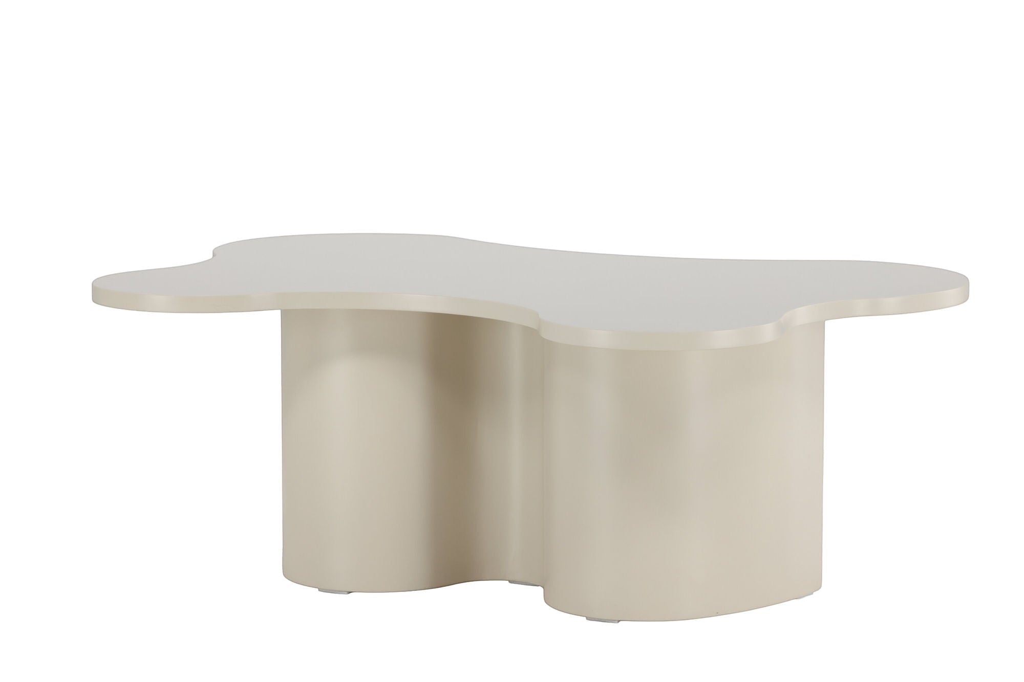 Venture Home Flow Sofa bord 120x80x45 cm - MDF with Beige PU Lacquer Painting