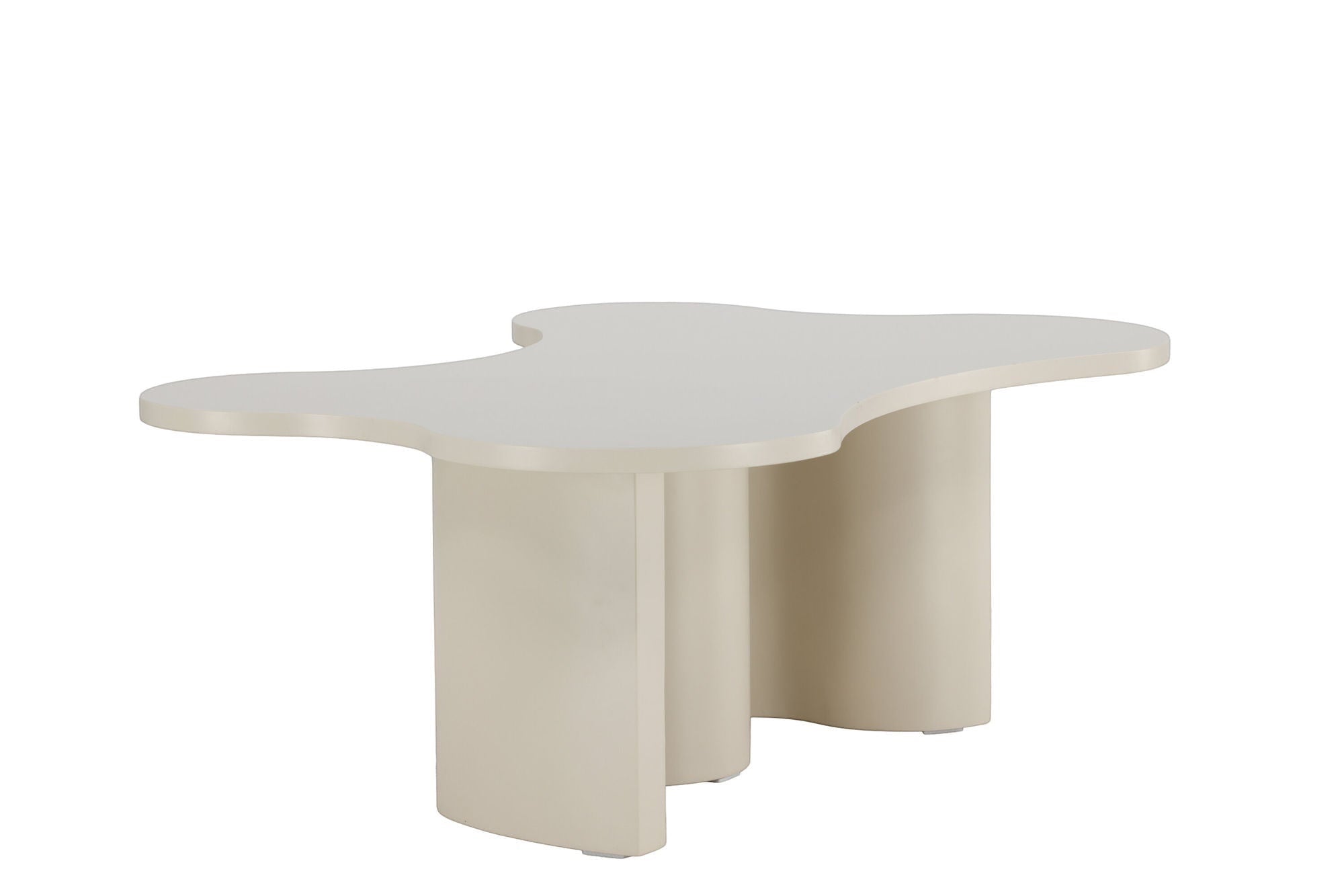 Venture Home Flow Sofa bord 120x80x45 cm - MDF with Beige PU Lacquer Painting
