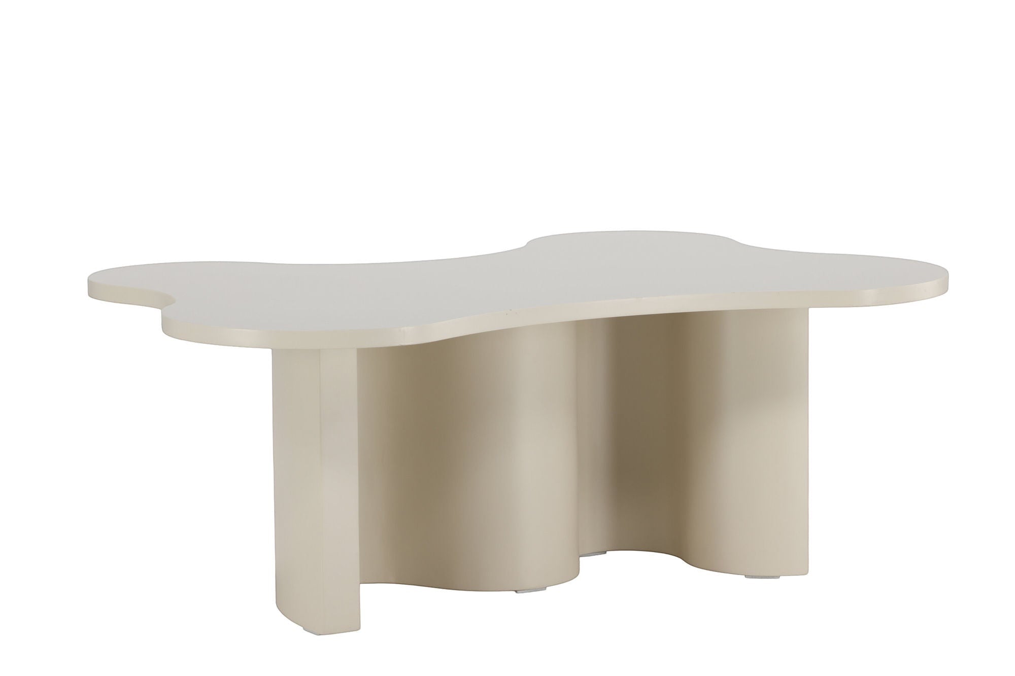 Venture Home Flow Sofa bord 120x80x45 cm - MDF with Beige PU Lacquer Painting