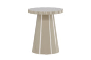 Venture Home Krull Side bord φ45x55 cm - MDF Glossy Beige