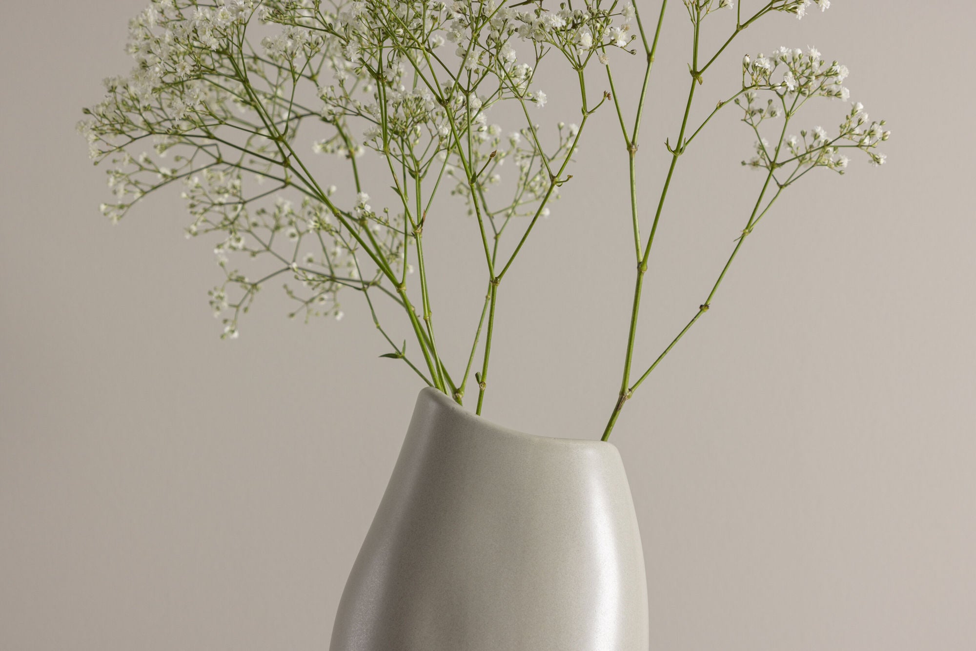 Venture Home Ernst Vase - Light Grey - 12*9*23Hcm