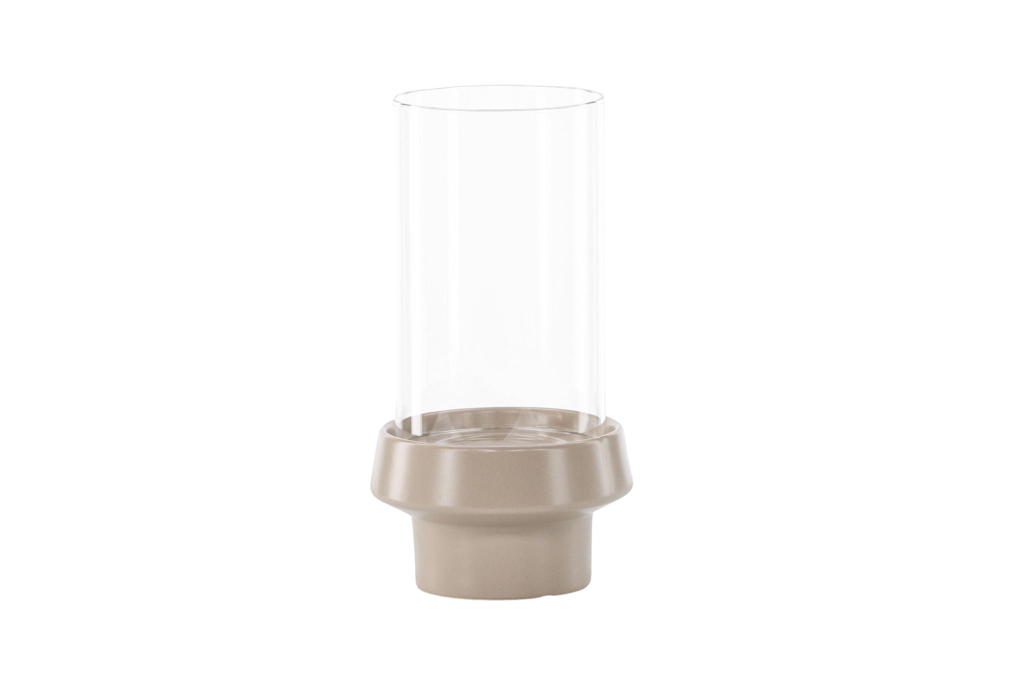 Venture Home Davida Lantern -  Beige/ClearGlass -  15*H29cm