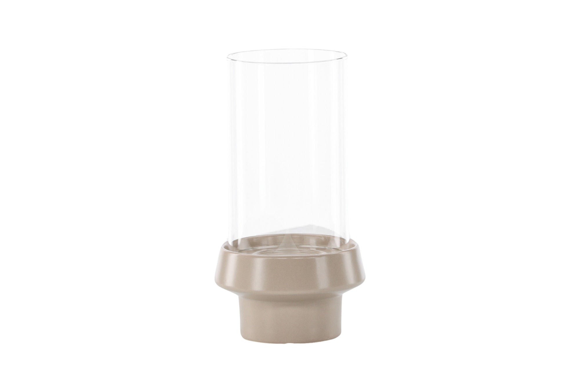 Venture Home Davida Lantern -  Beige/ClearGlass -  15*H29cm