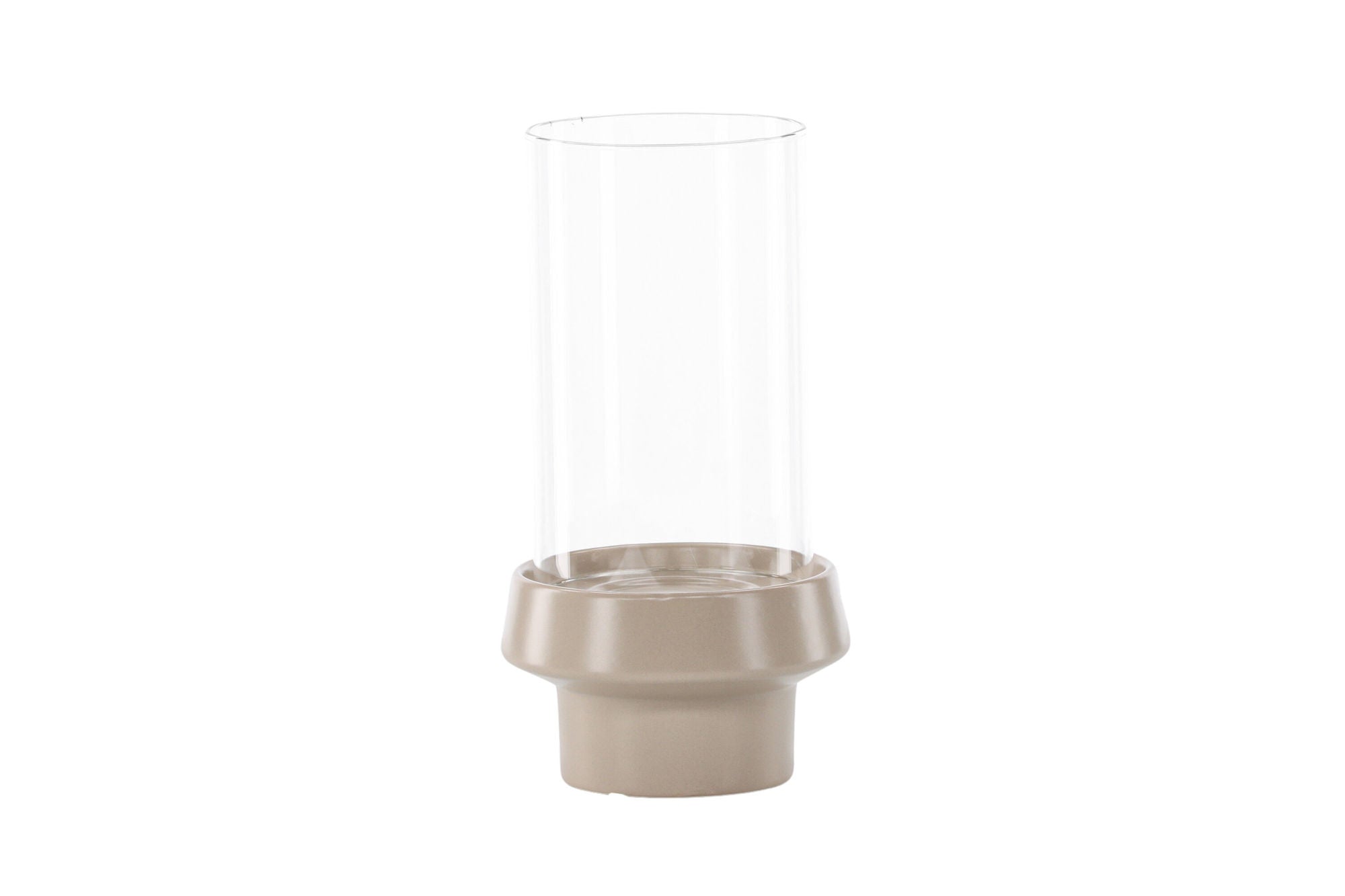 Venture Home Davida Lantern -  Beige/ClearGlass -  15*H29cm