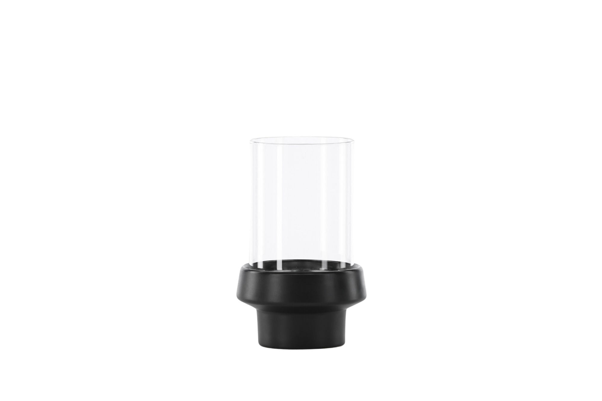Venture Home Davida Lantern - Black/Clear Glass - 13*H20cm