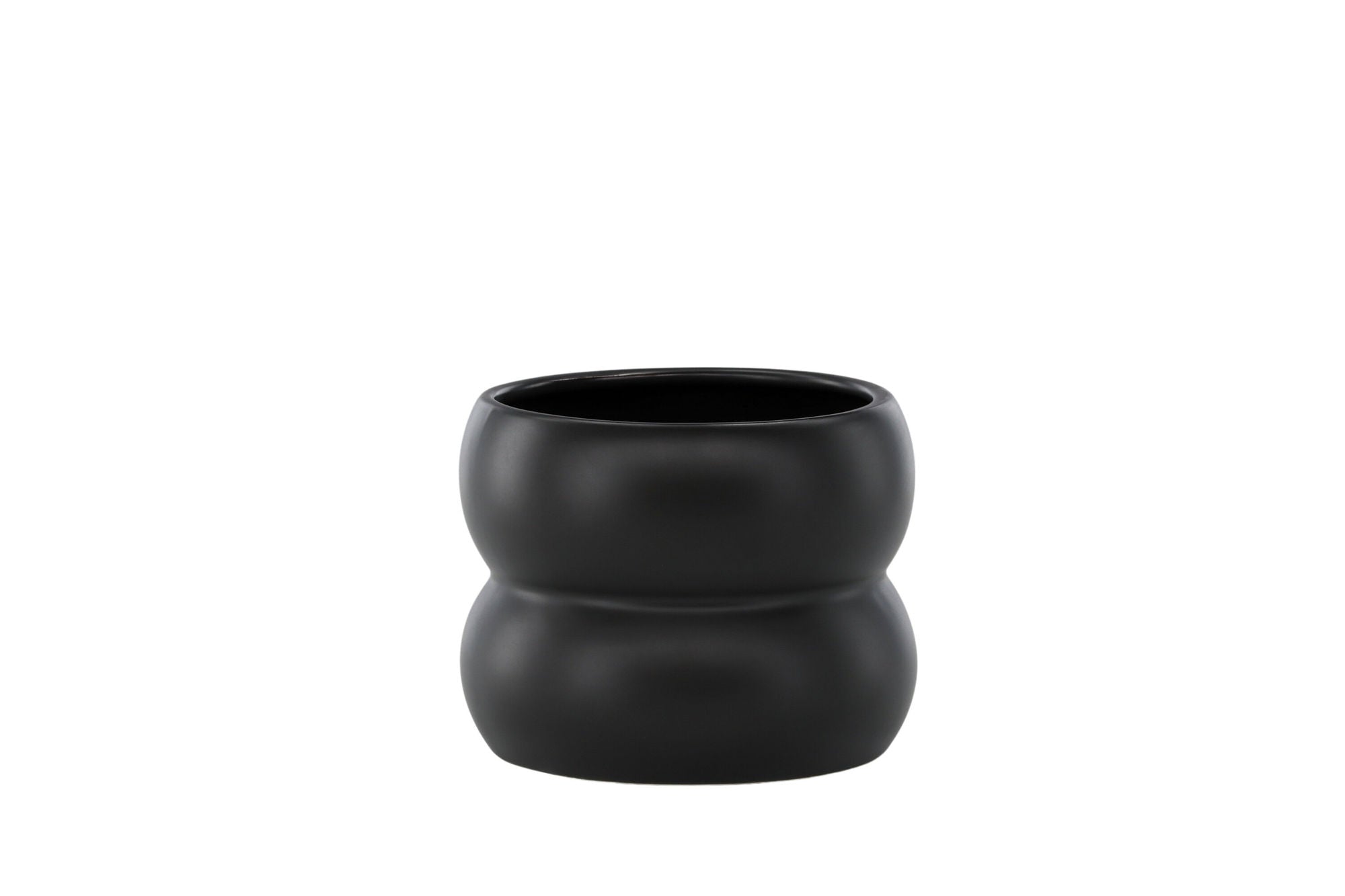 Venture Home Dapne Pot -  Matte black -  16*16*13cm