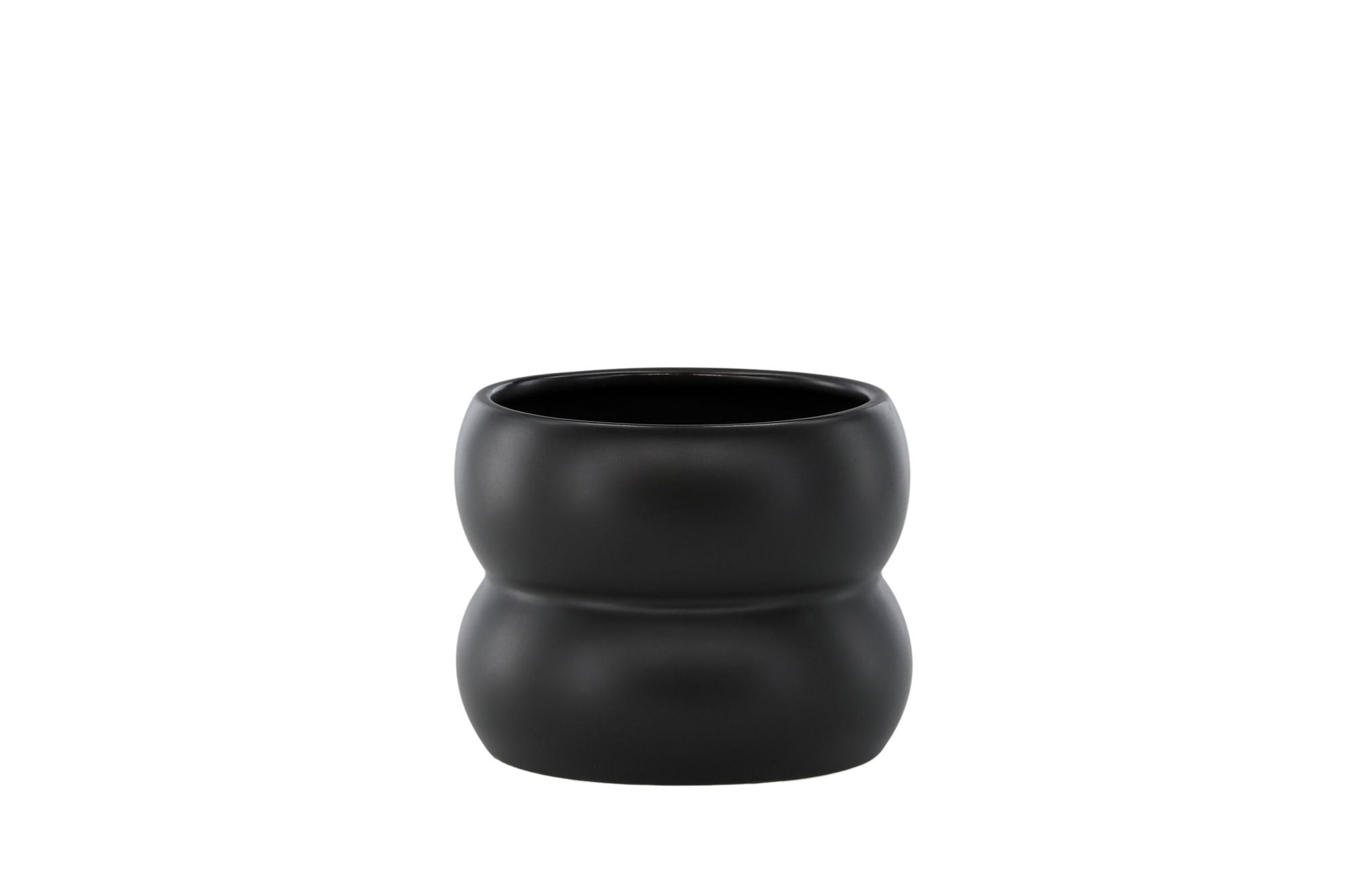 Venture Home Dapne Pot -  Matte black -  16*16*13cm
