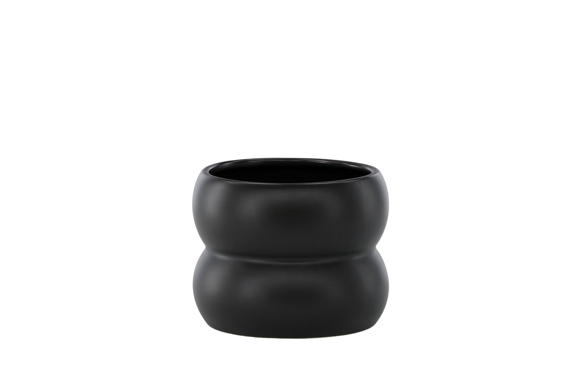 Venture Home Dapne Pot -  Matte black -  16*16*13cm