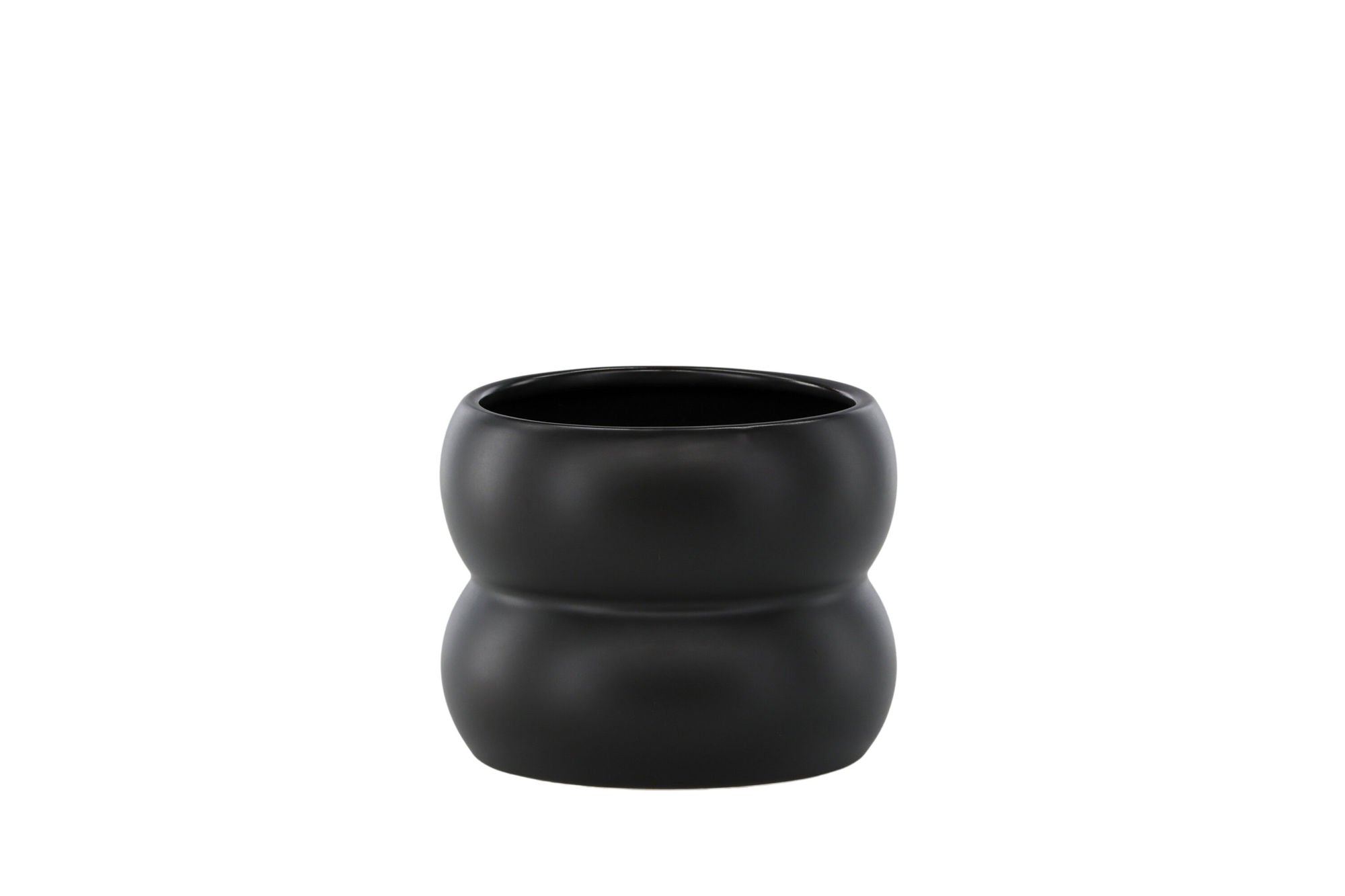 Venture Home Dapne Pot -  Matte black -  16*16*13cm