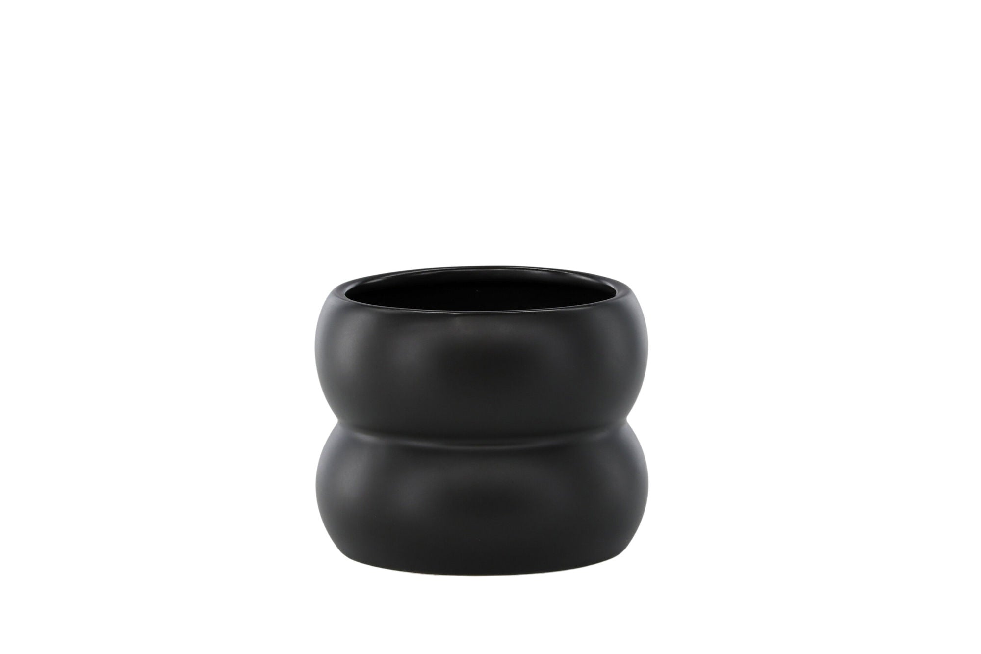 Venture Home Dapne Pot -  Matte black -  16*16*13cm