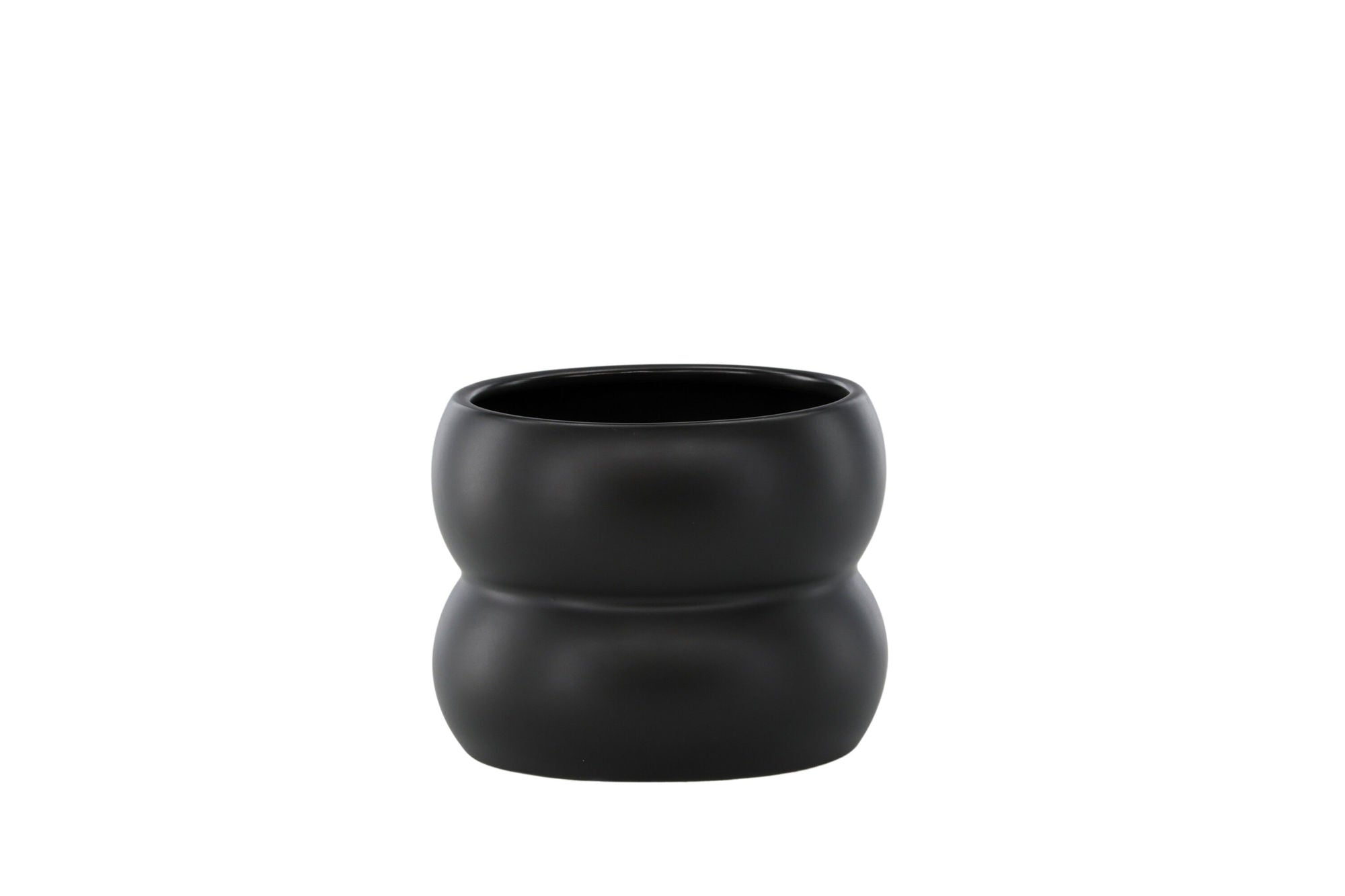 Venture Home Dapne Pot -  Matte black -  16*16*13cm