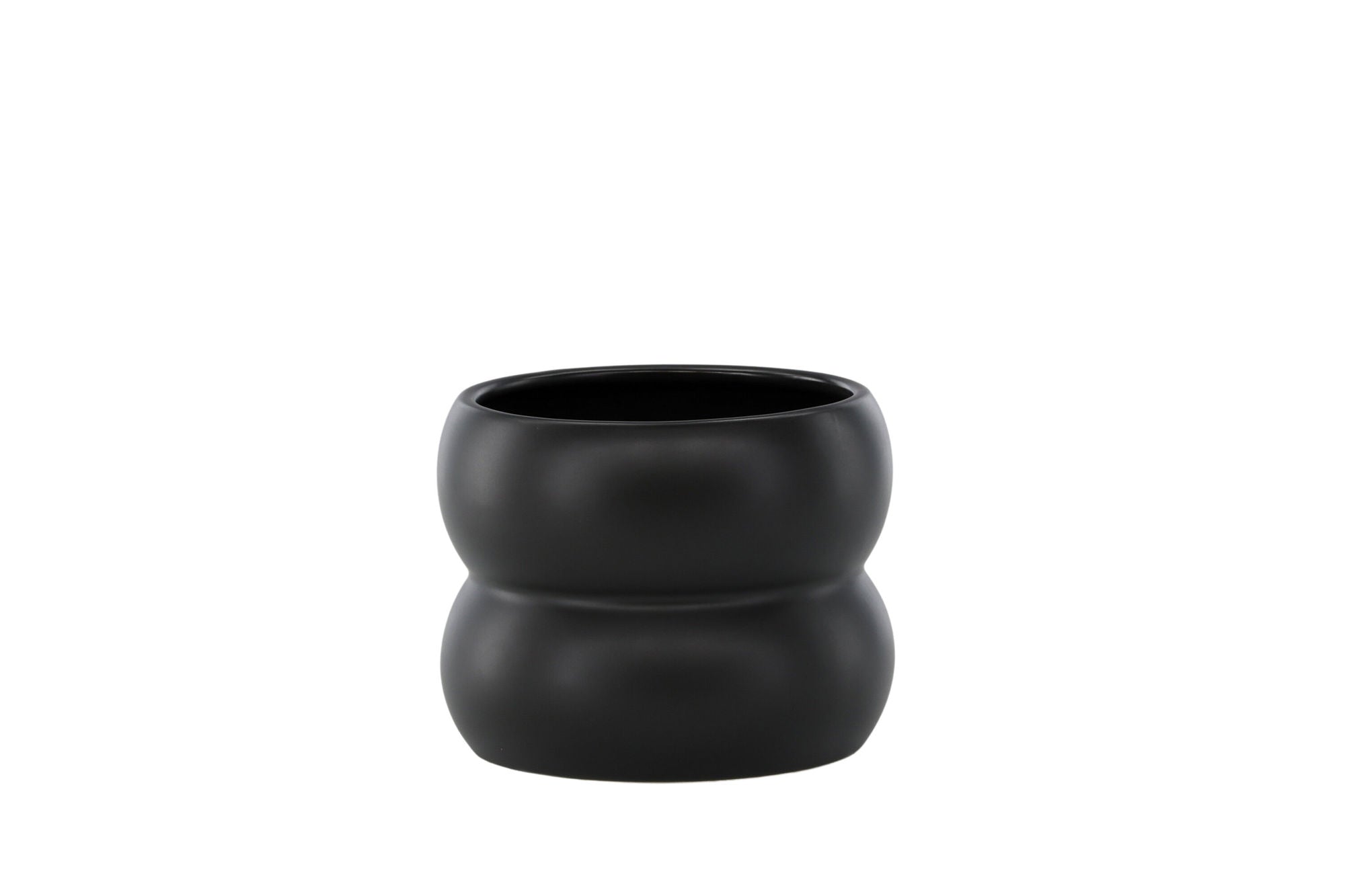 Venture Home Dapne Pot -  Matte black -  16*16*13cm