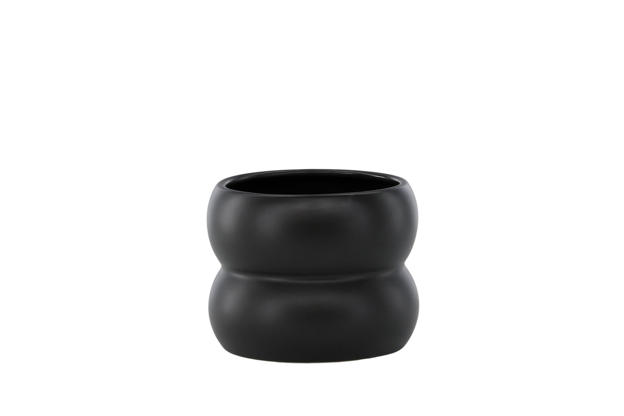 Venture Home Dapne Pot -  Matte black -  16*16*13cm
