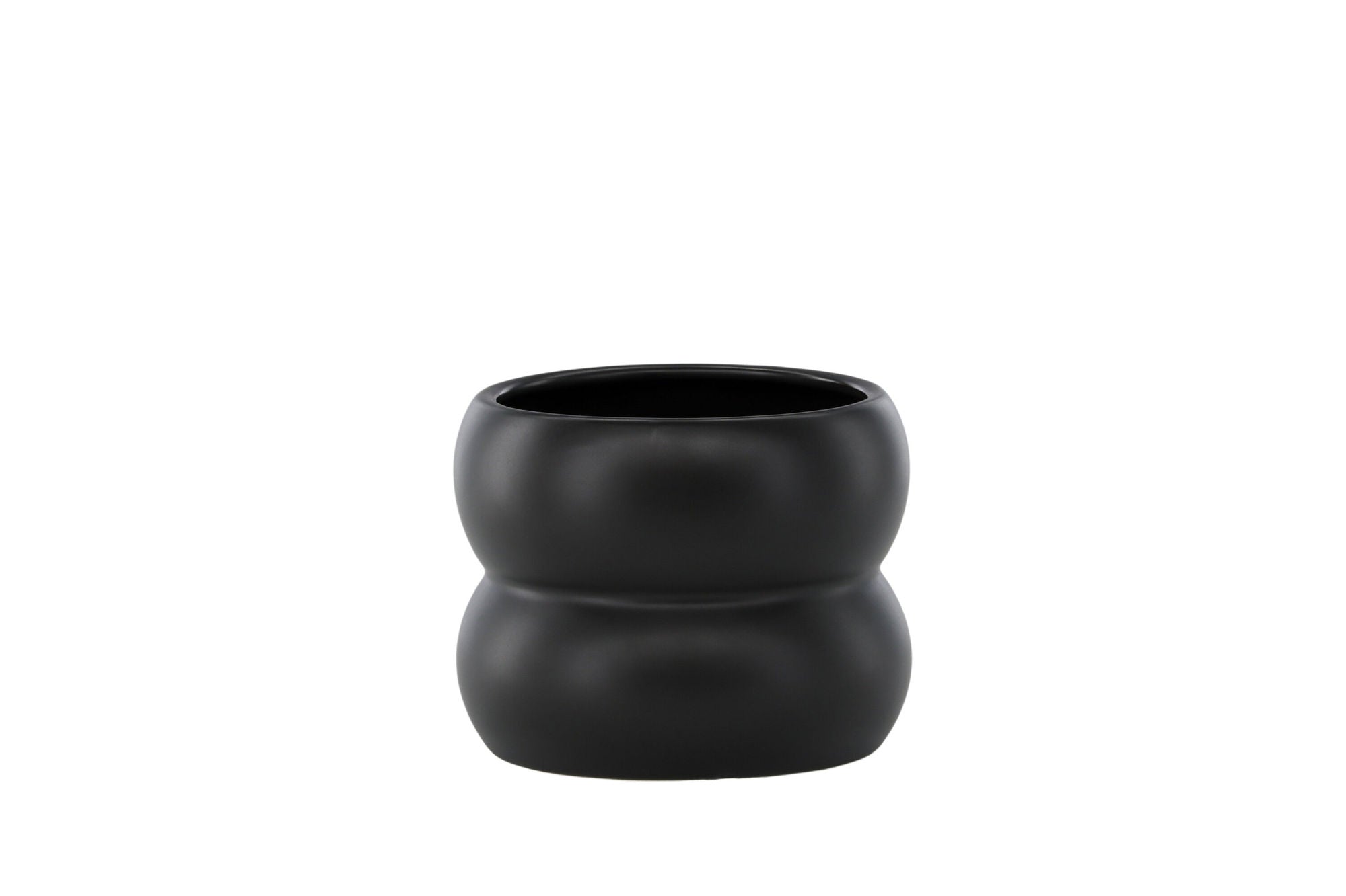 Venture Home Dapne Pot -  Matte black -  16*16*13cm