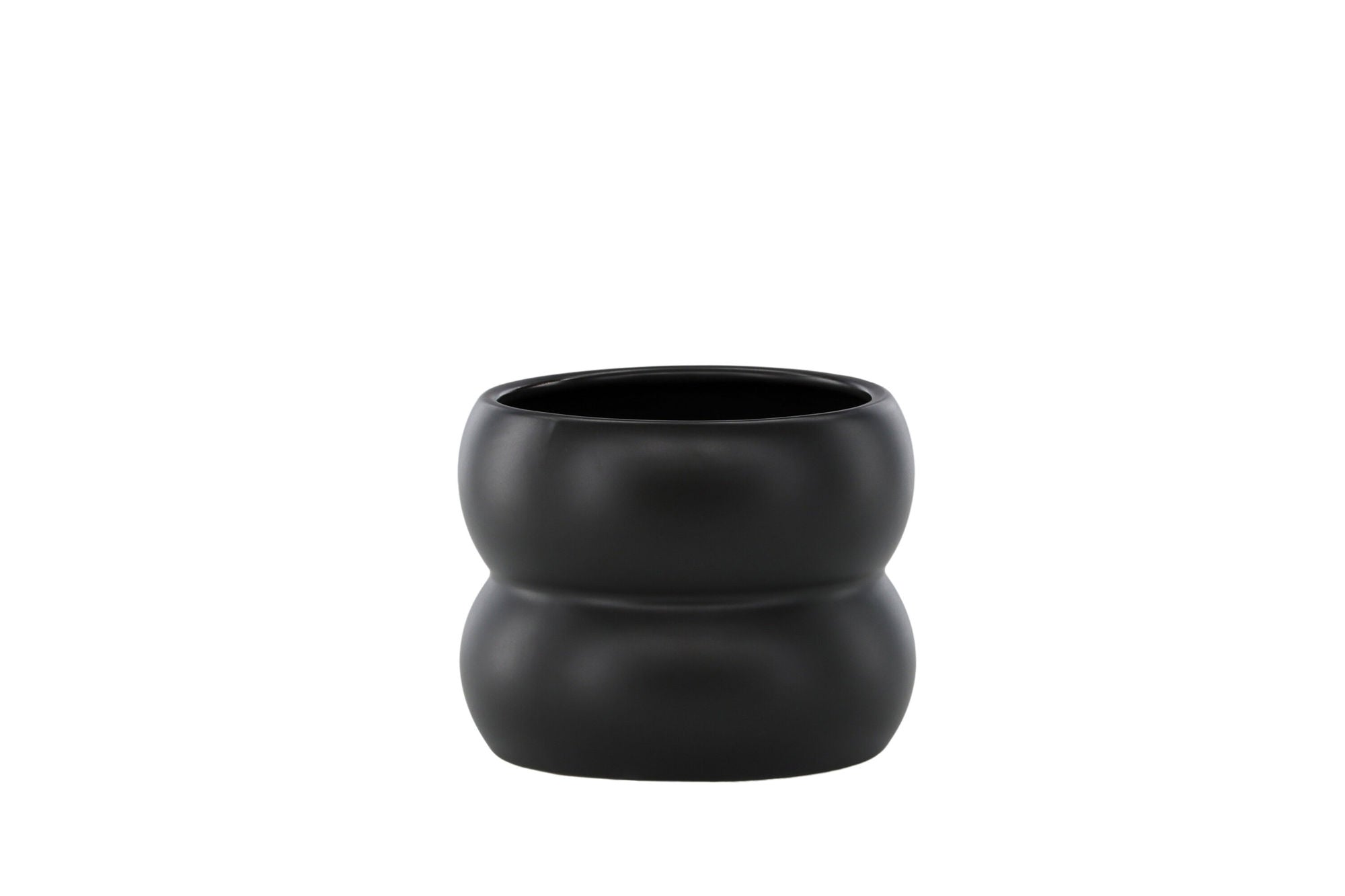 Venture Home Dapne Pot -  Matte black -  16*16*13cm