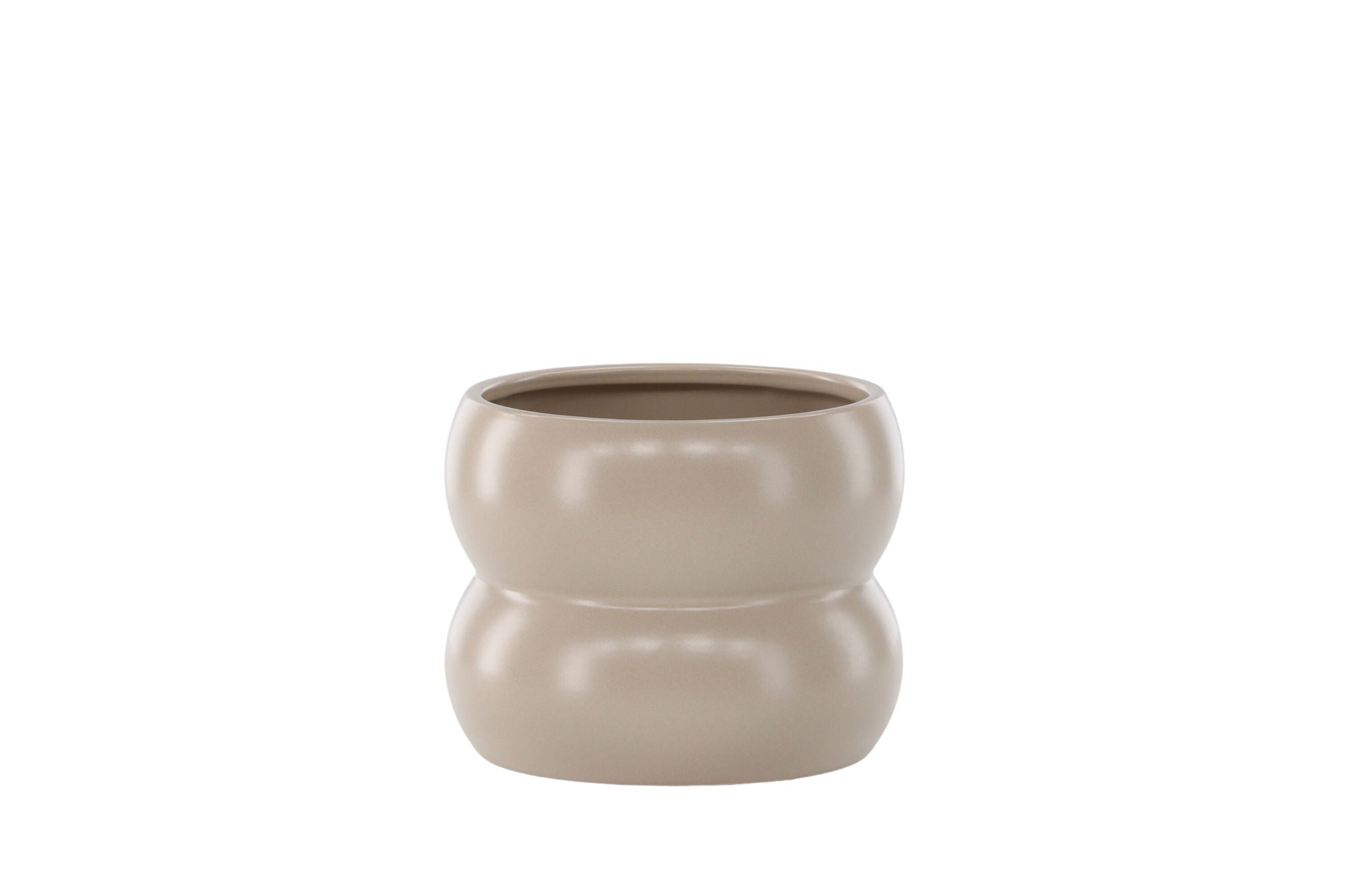 Venture Home Dapne Pot -  Matte beige -  16*16*13cm