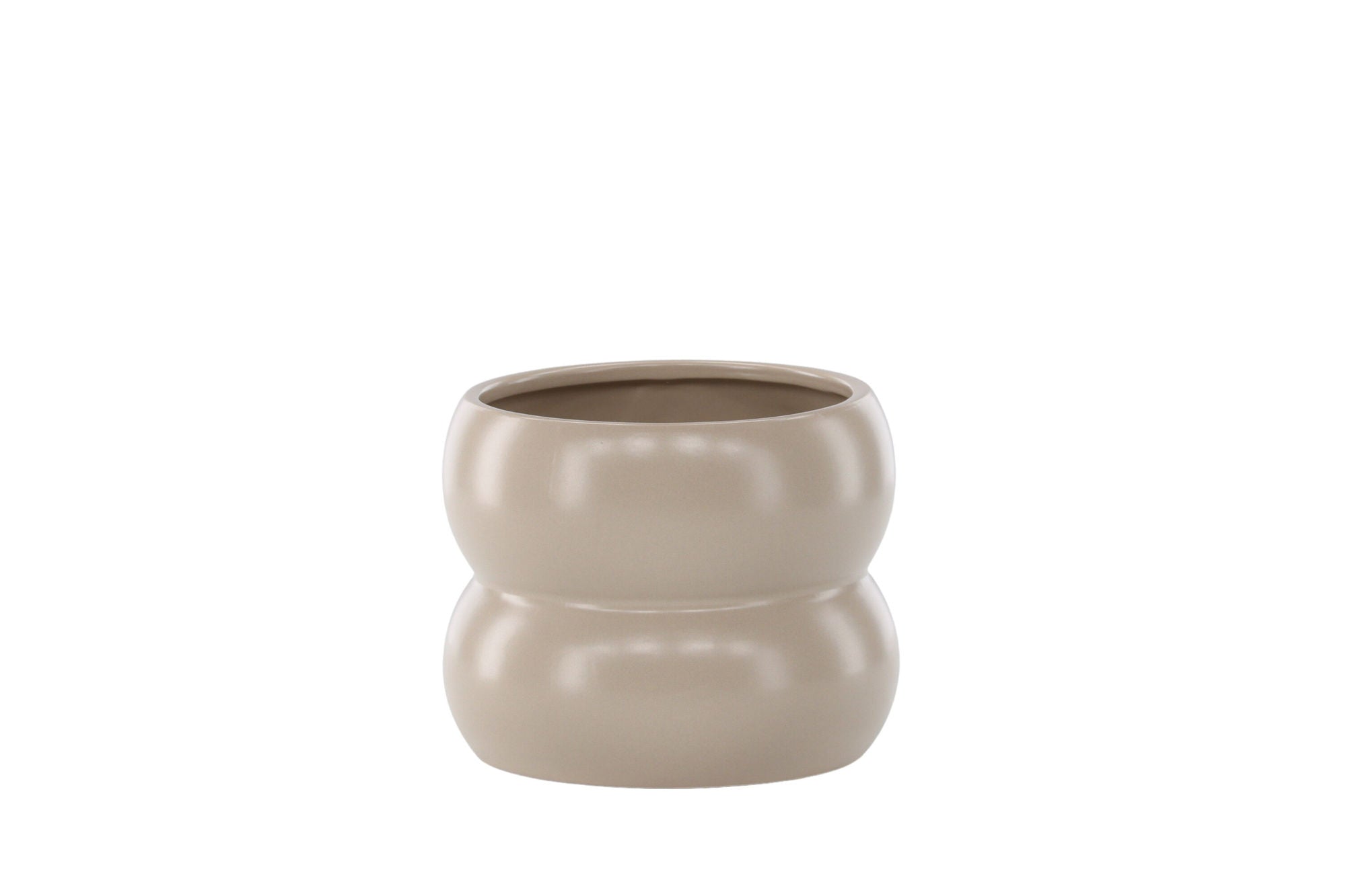 Venture Home Dapne Pot -  Matte beige -  16*16*13cm