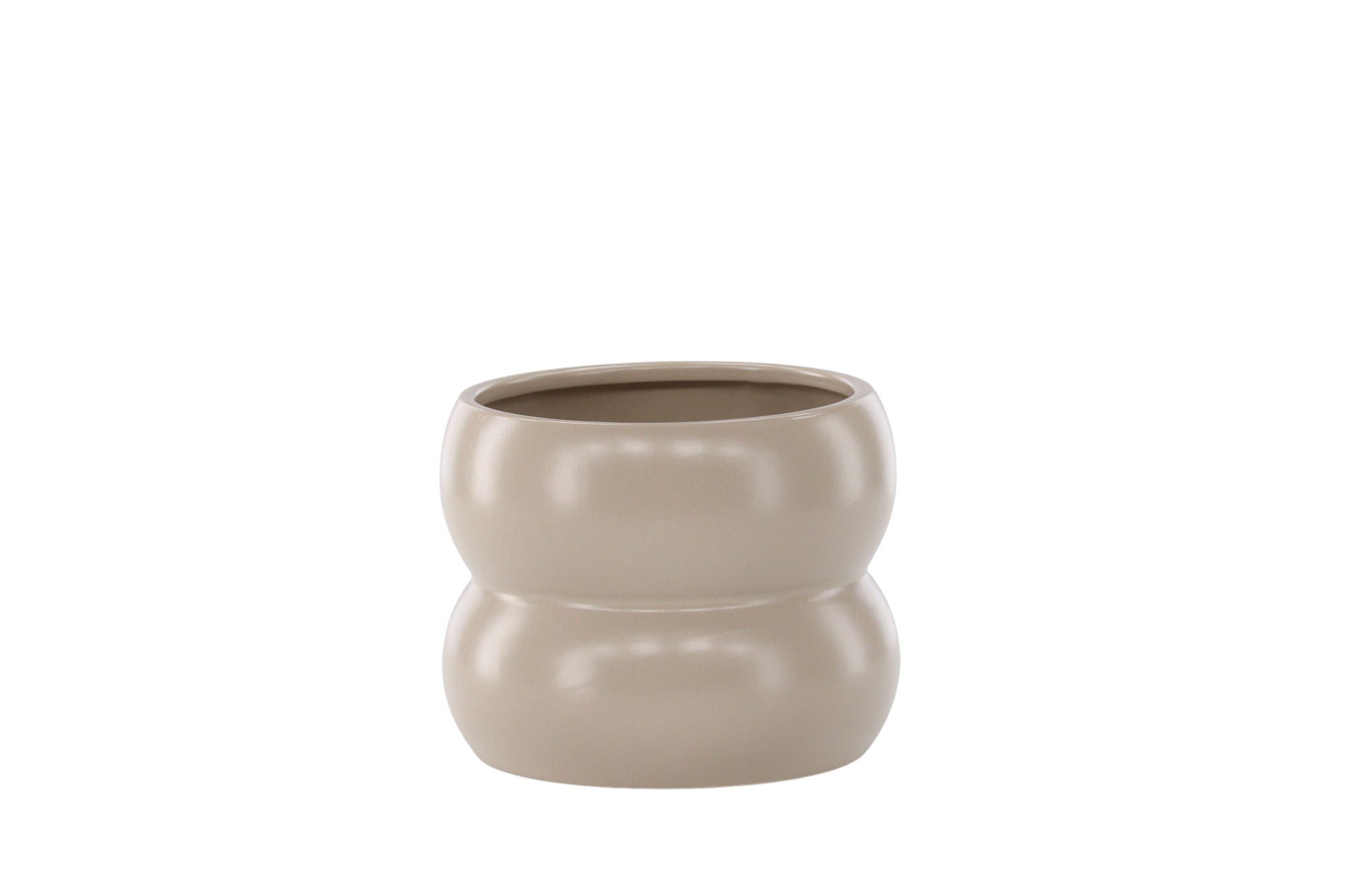 Venture Home Dapne Pot -  Matte beige -  16*16*13cm