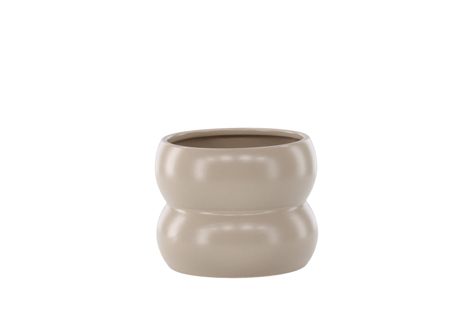 Venture Home Dapne Pot -  Matte beige -  16*16*13cm