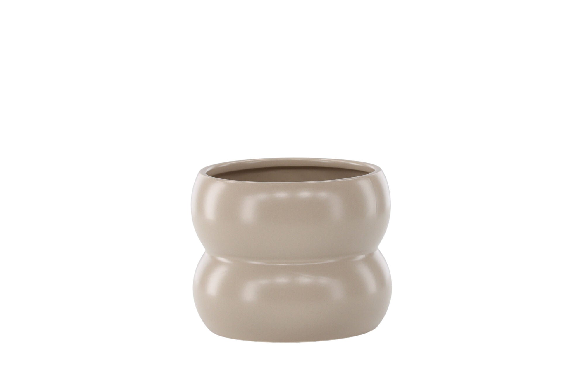 Venture Home Dapne Pot -  Matte beige -  16*16*13cm