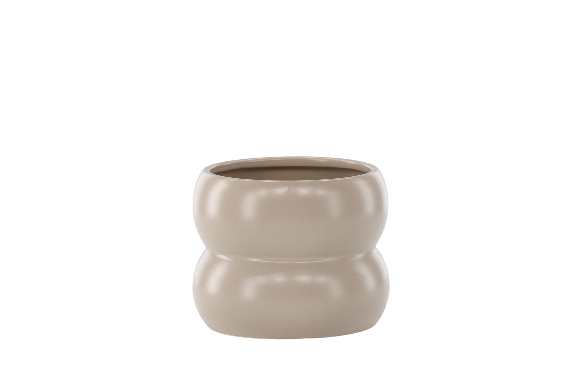 Venture Home Dapne Pot -  Matte beige -  16*16*13cm
