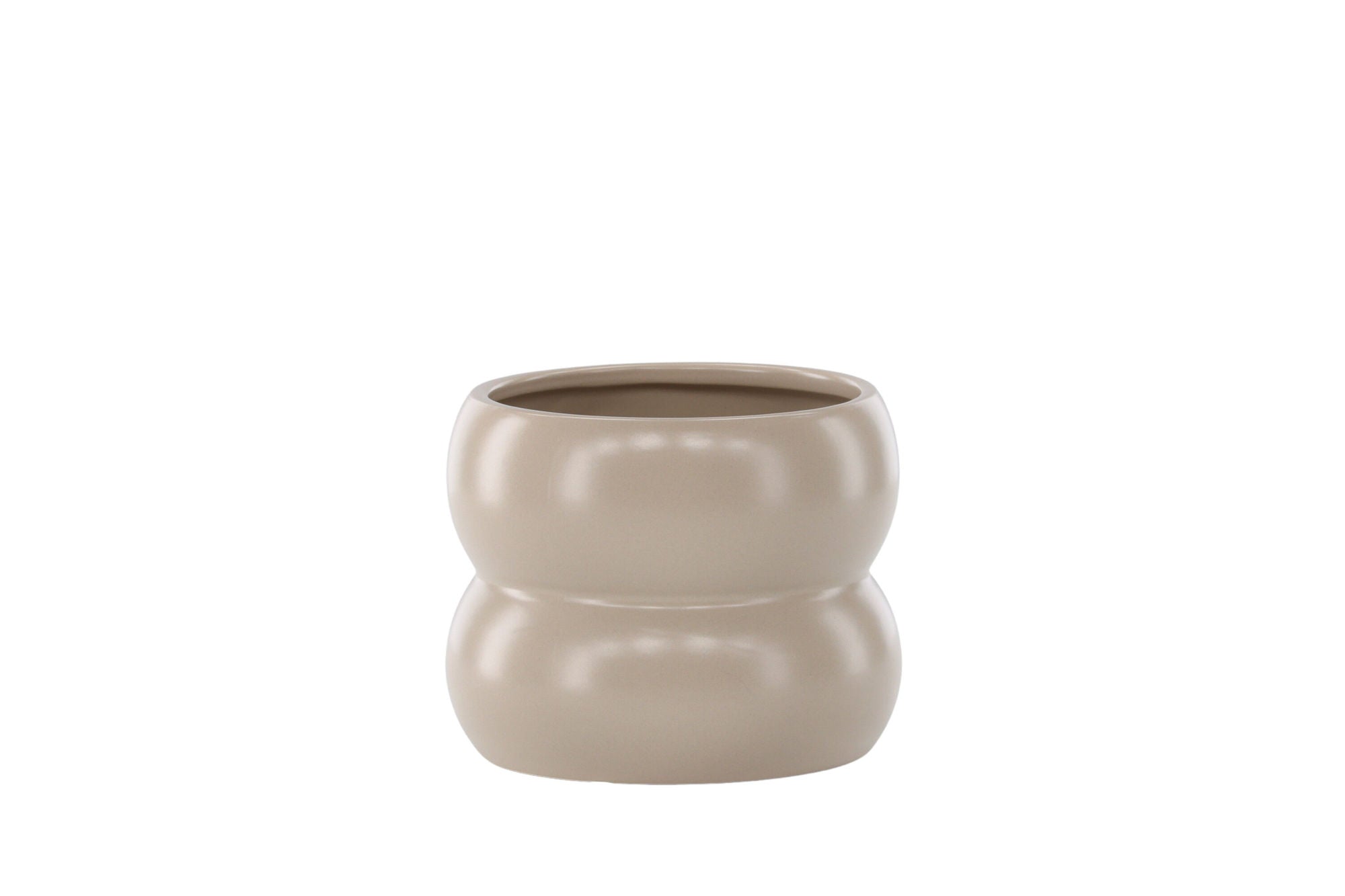 Venture Home Dapne Pot -  Matte beige -  16*16*13cm