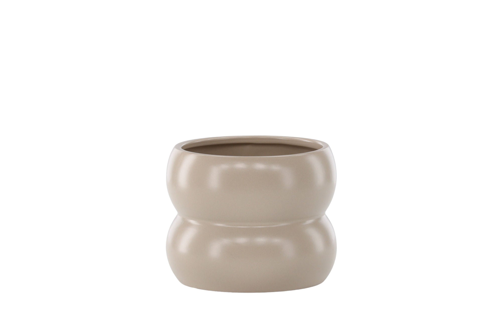 Venture Home Dapne Pot -  Matte beige -  16*16*13cm